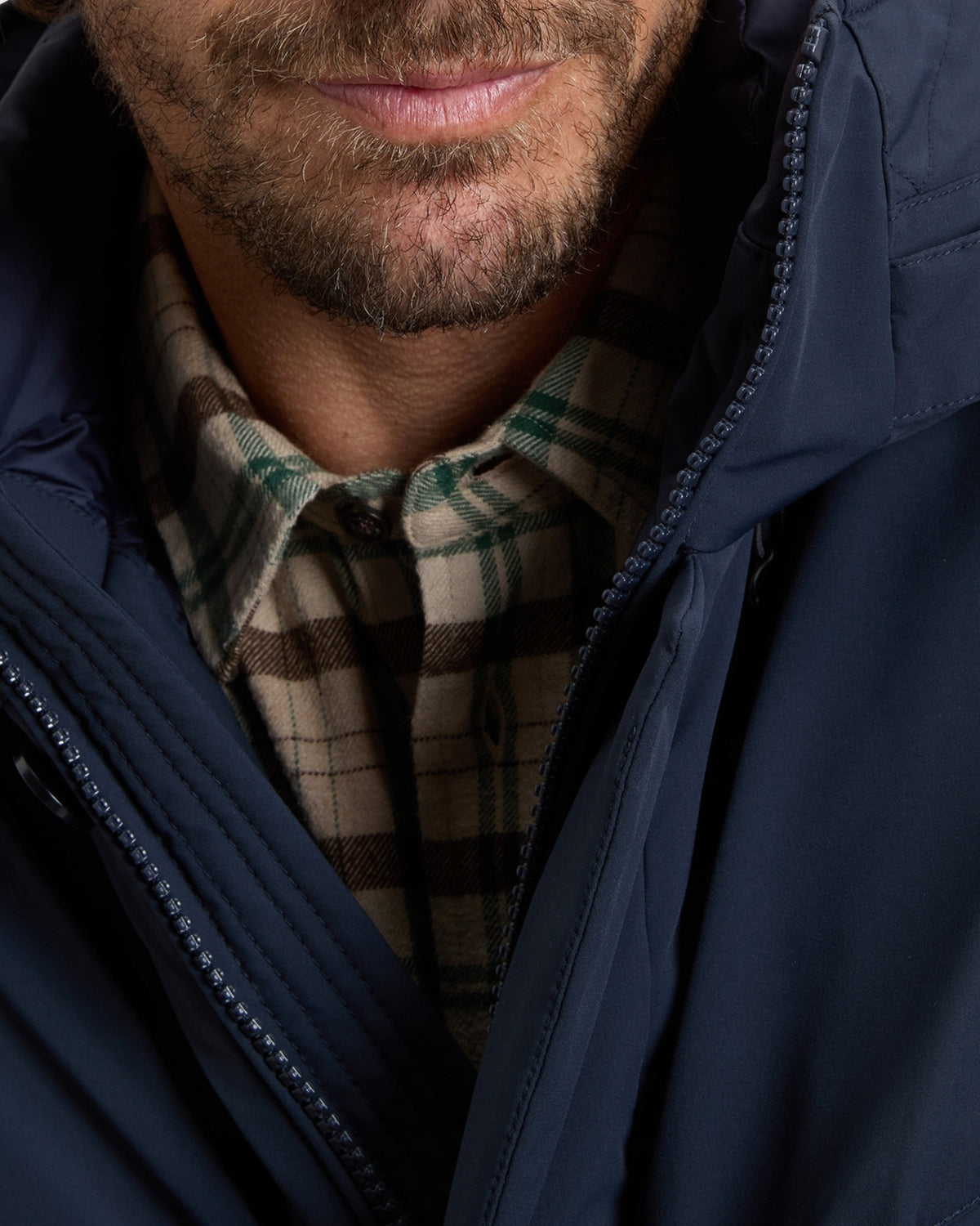 Men's Stretch parka Blue