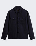 Men's Wool Alaskan shirt jacket Blue — huidige kleur