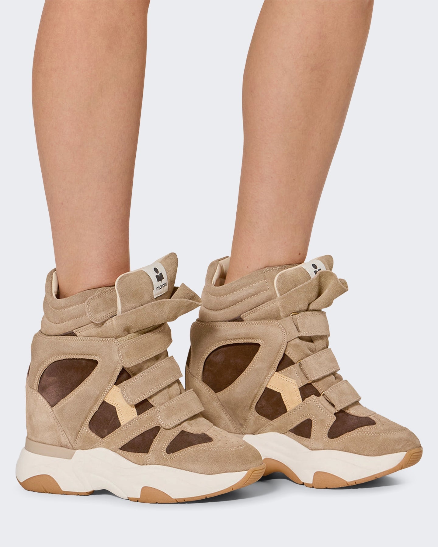 Dames Balskee sneaker beige bruin