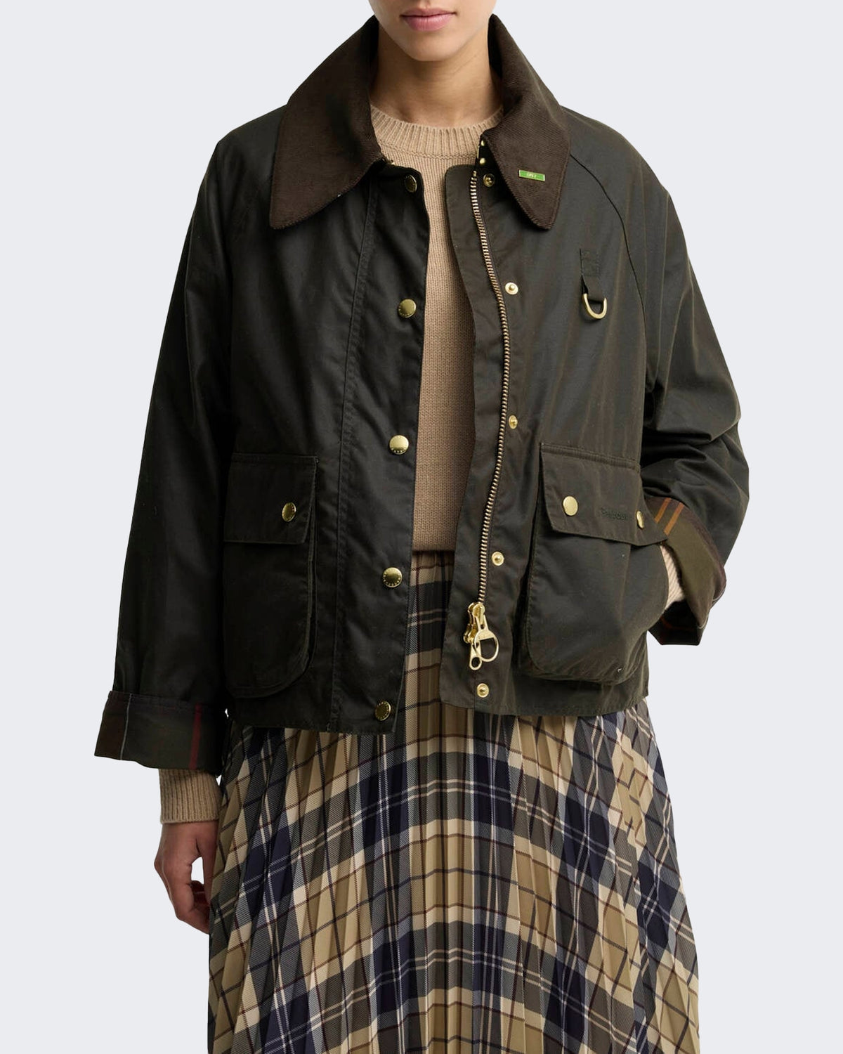 Dames Modern Spey waxjas Groen