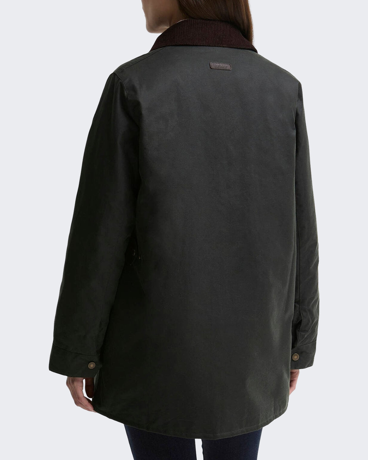 Dames Modern Border waxjas Groen