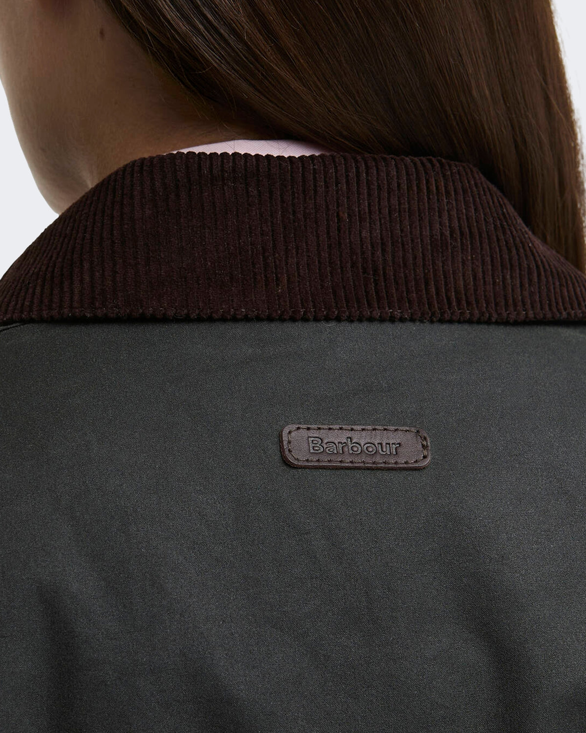 Dames Modern Border waxjas Groen