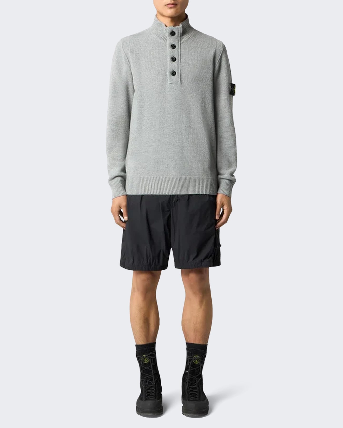 Heren Ls Polo-Lead Grey-V0m62 Grijs