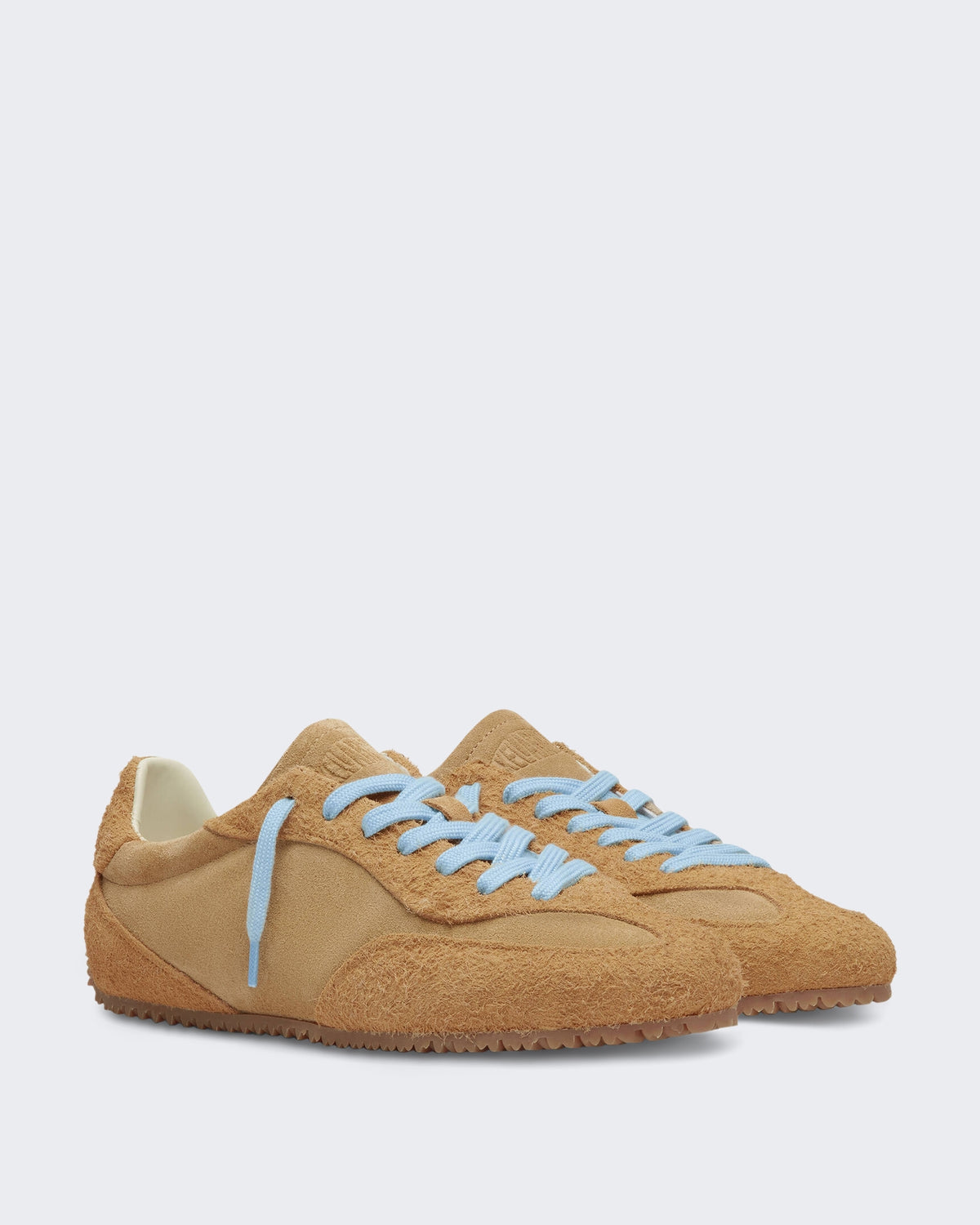 Dames Daze Runner sneaker Beige met blauwe veters