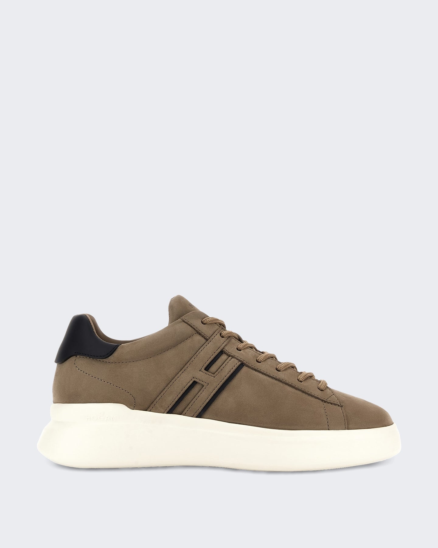 Heren Veterschoenen sneaker met H-profiel Bruin