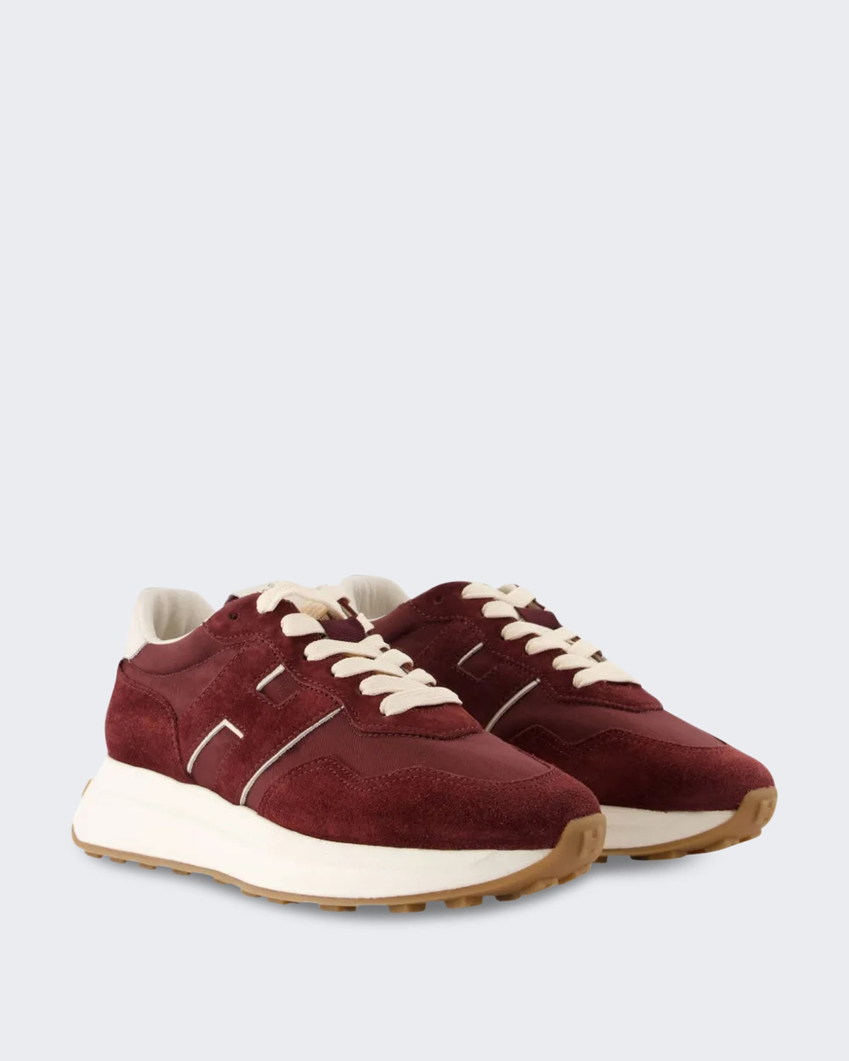 Women's Sneaker met vetersluiting H641 Red