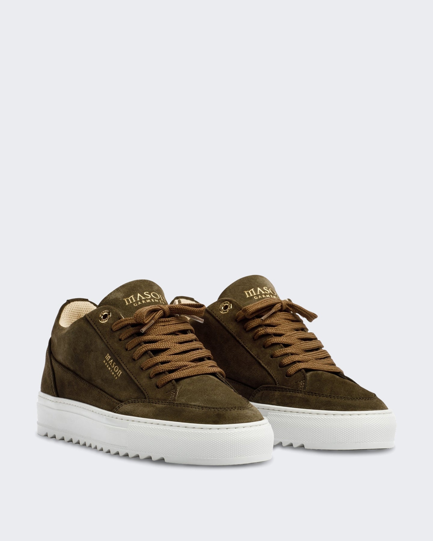 Men's Tia Corporativo Leather Sneaker in Dark Green
