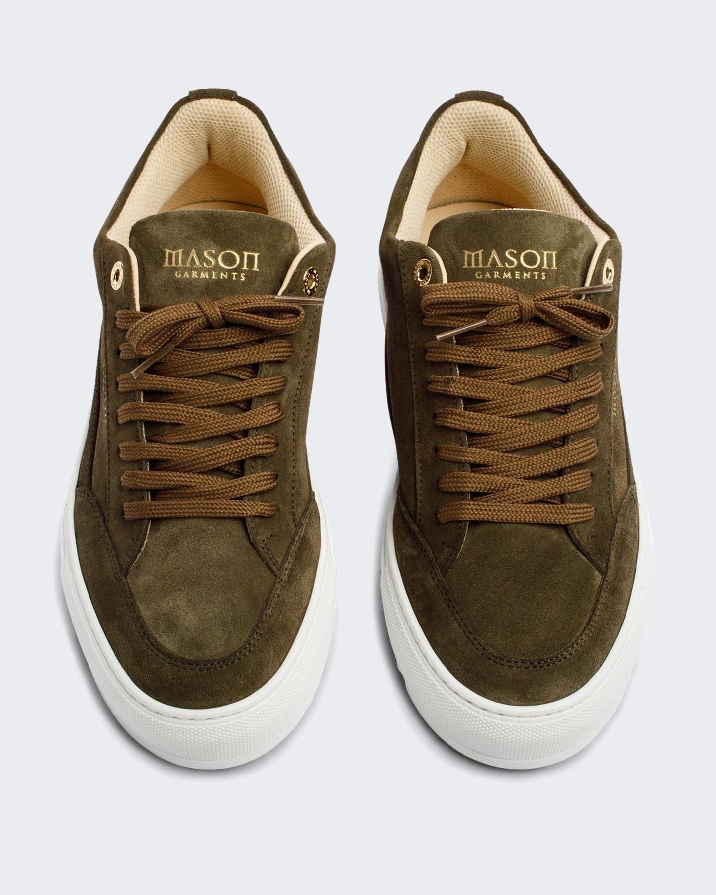 Men's Tia Corporativo Leather Sneaker in Dark Green
