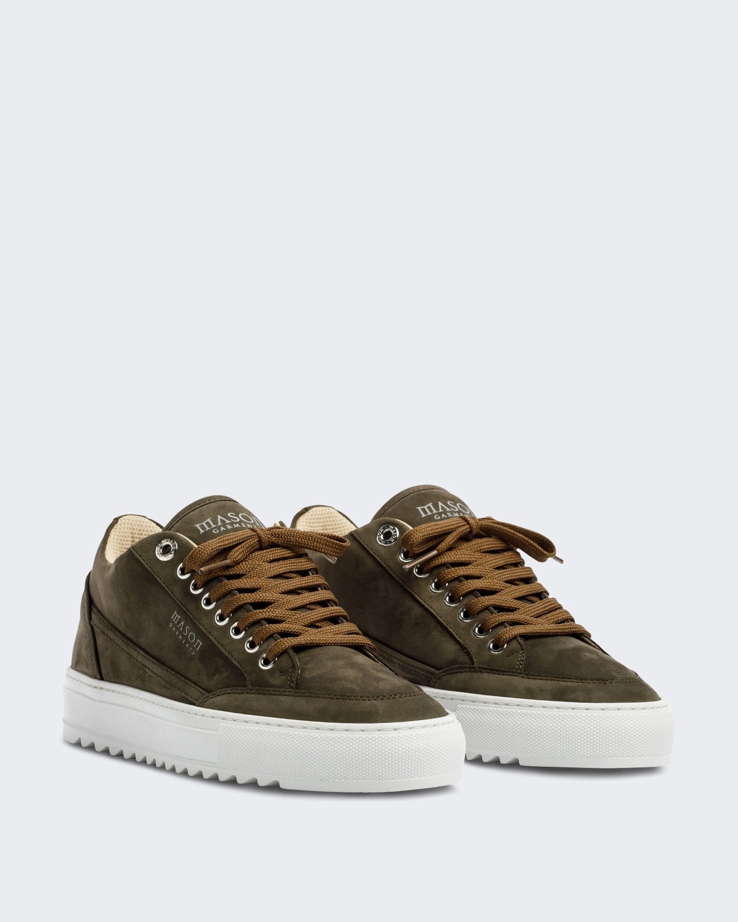 Heren Tia Sollevamento sneaker in donkergroen Groen
