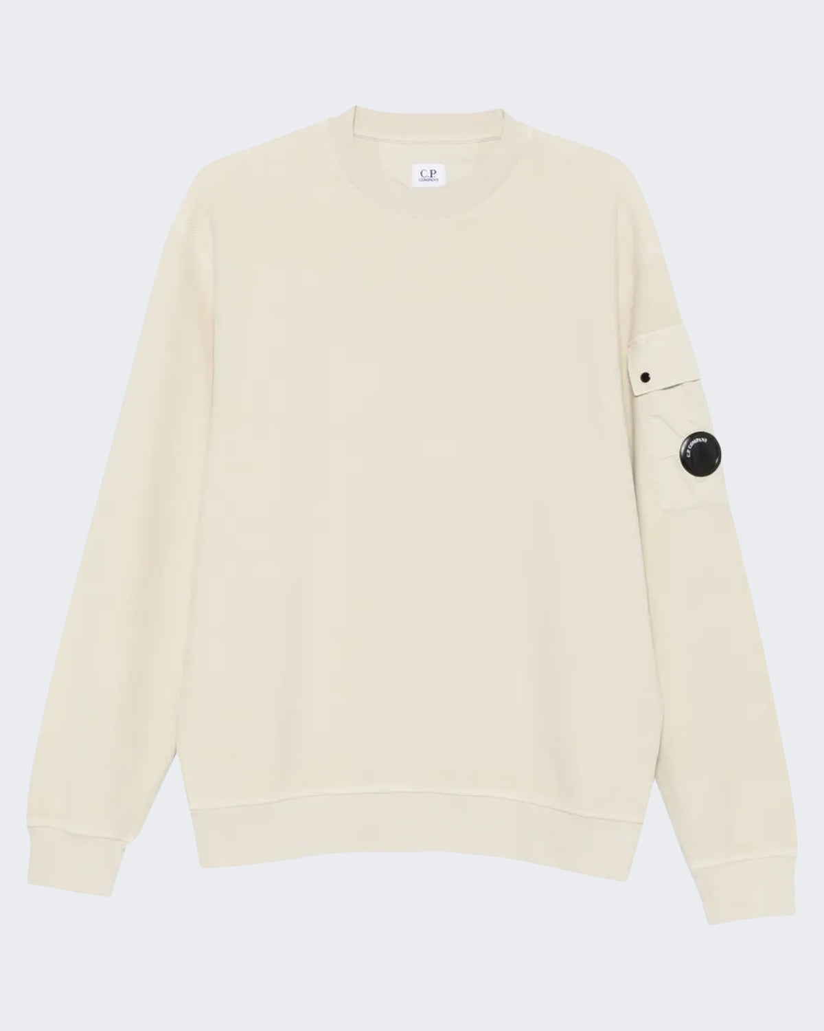 Men's Sweater met ronde hals in zilverberken tint Silver