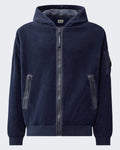 Men's Hoodie met open kraag Blue — huidige kleur