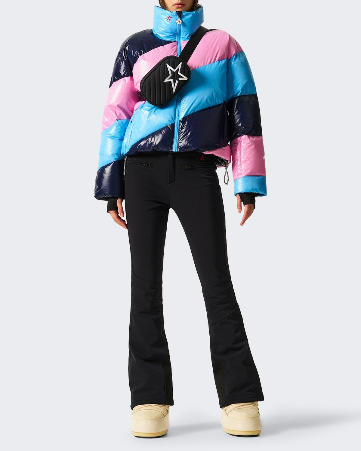 Women's Heuptas met ster detail Black