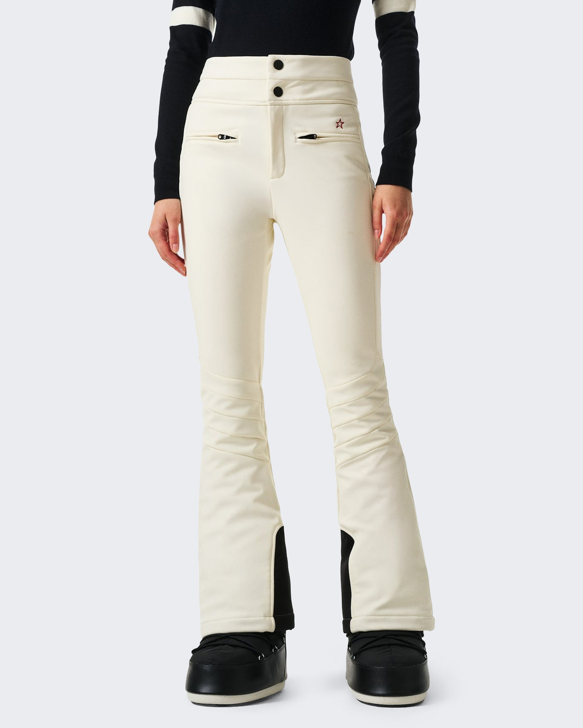 Women's Hoge taille ski Trousers Aurora White