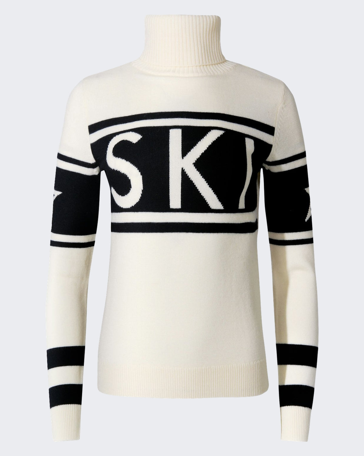 Women's Schild gebreide sweater met schildmotief White