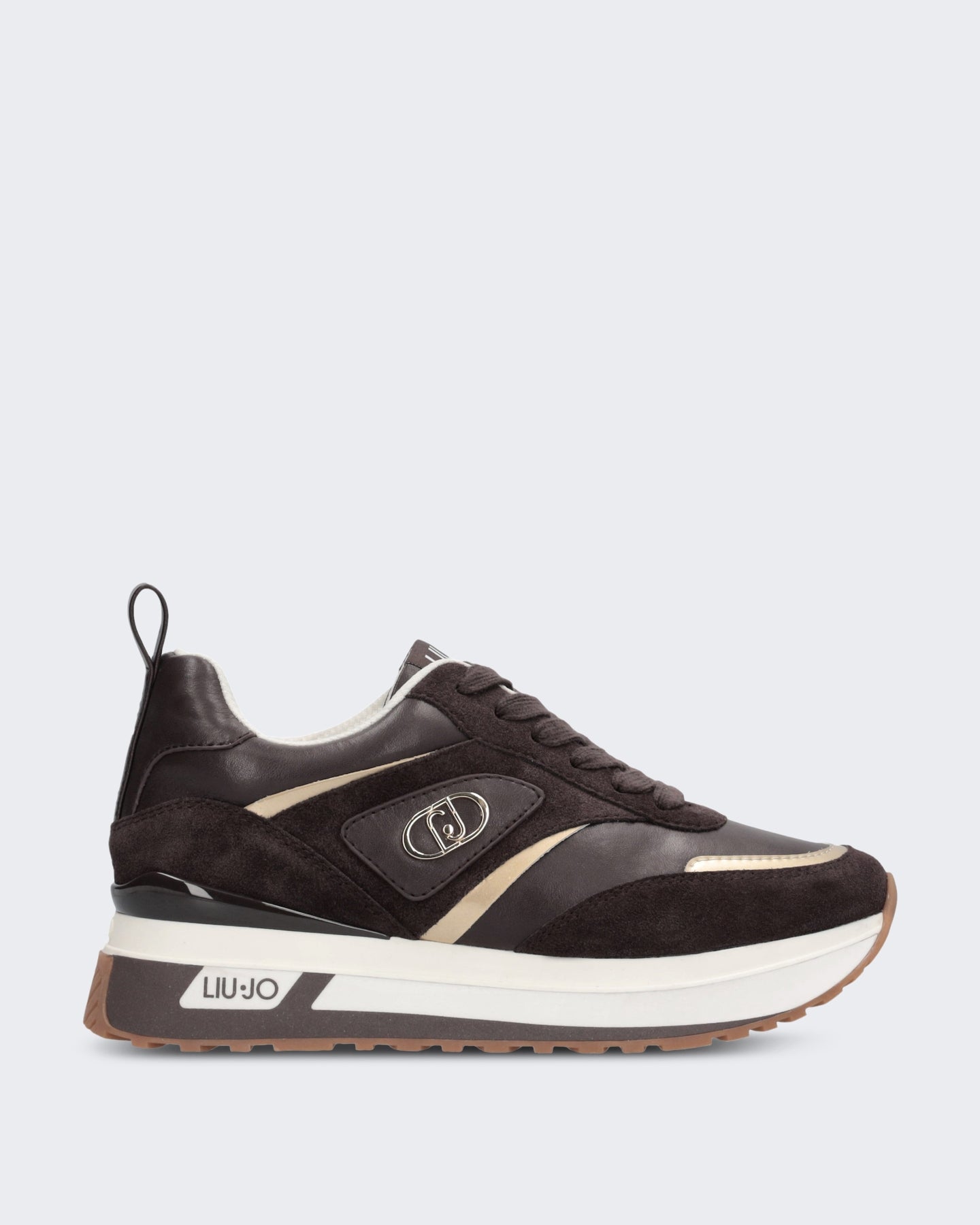 Dames Maxi Wonder 97 sneaker in mokabruin Bruin