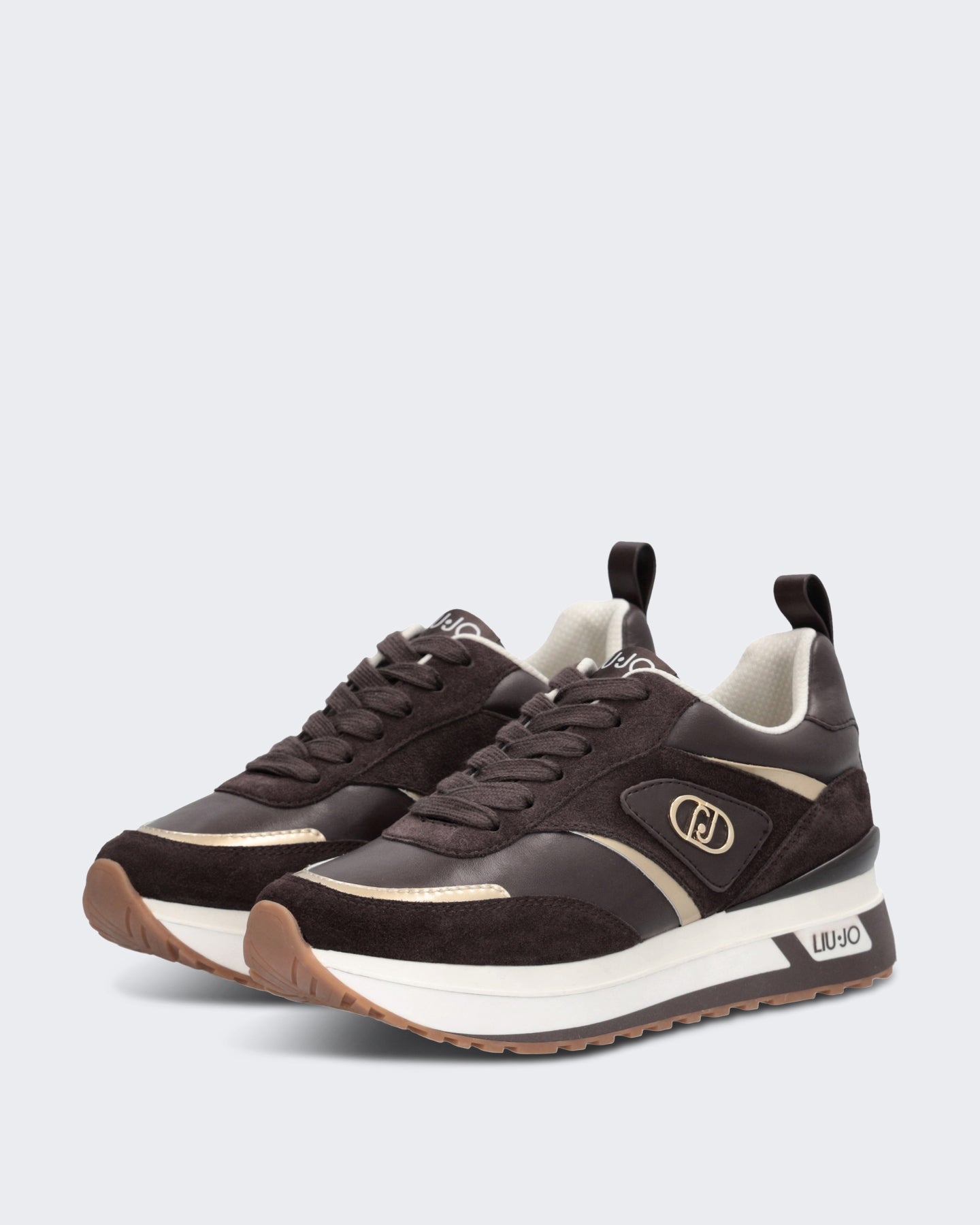 Dames Maxi Wonder 97 sneaker in mokabruin Bruin