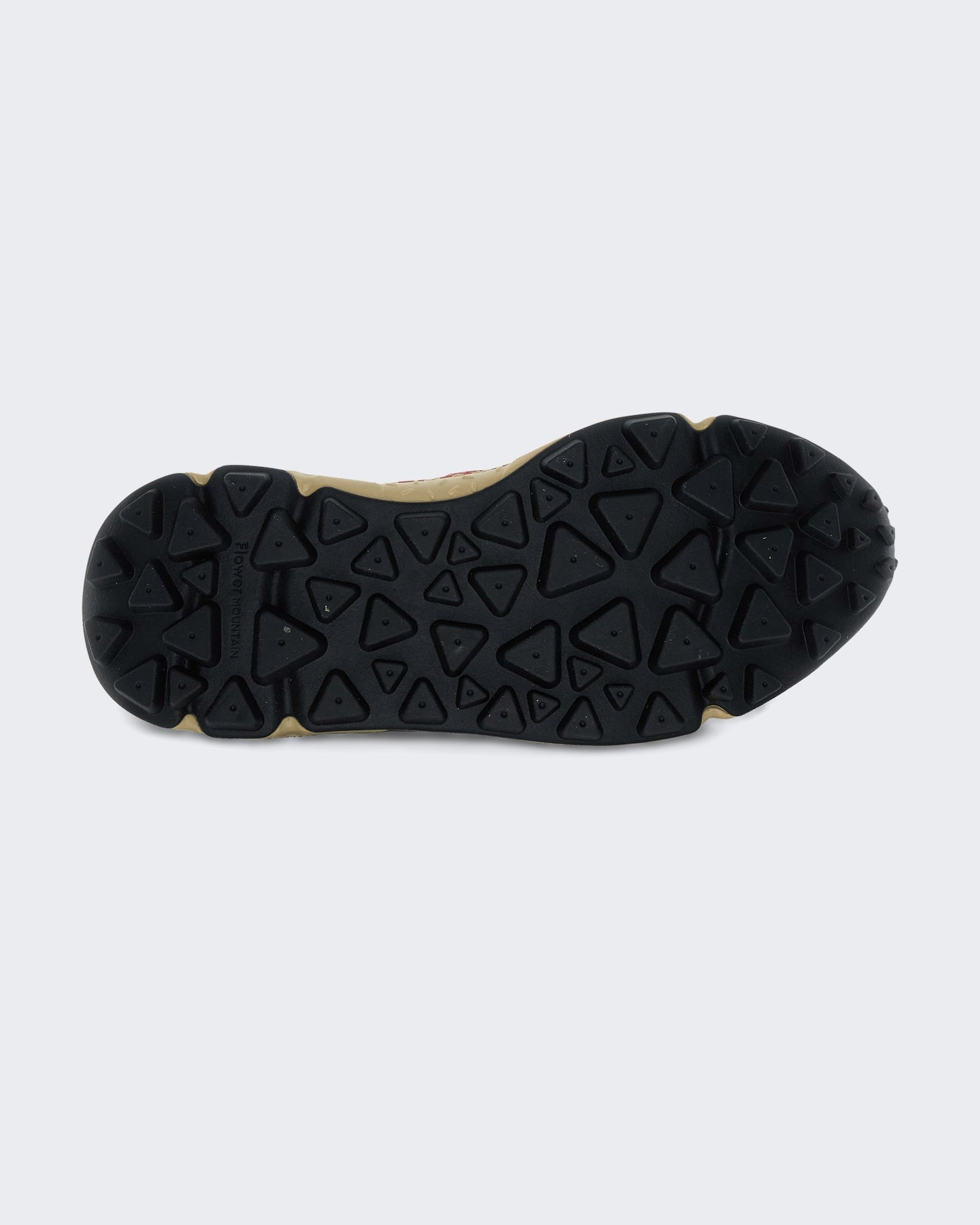Heren Leren sneaker met suède details Bruin