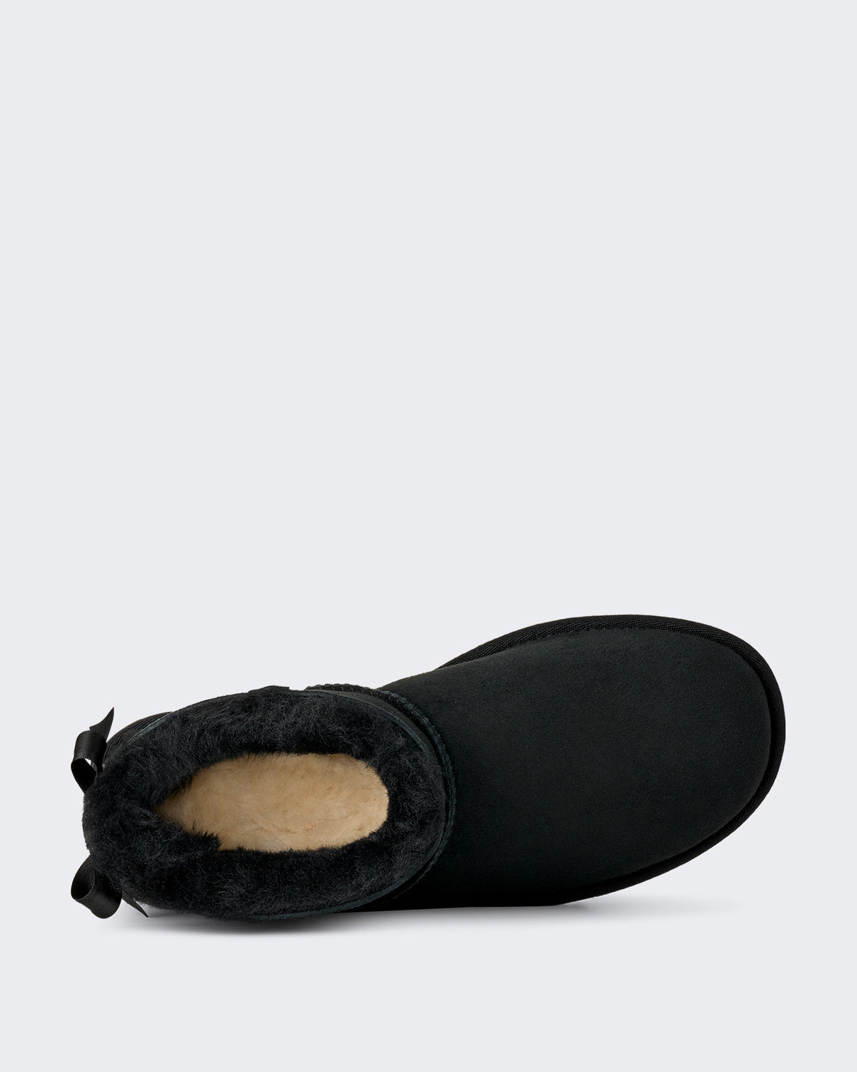 Women's Ultra mini Boots met strikdetail Black