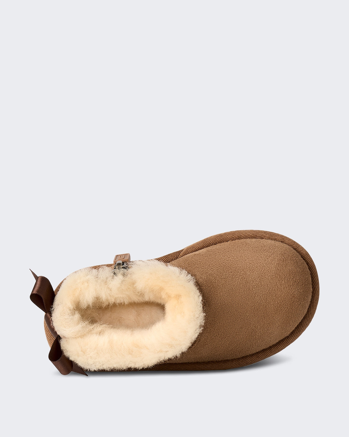Kids' Classic Boot - Ultra Mini Bailey Bow Beige (2)