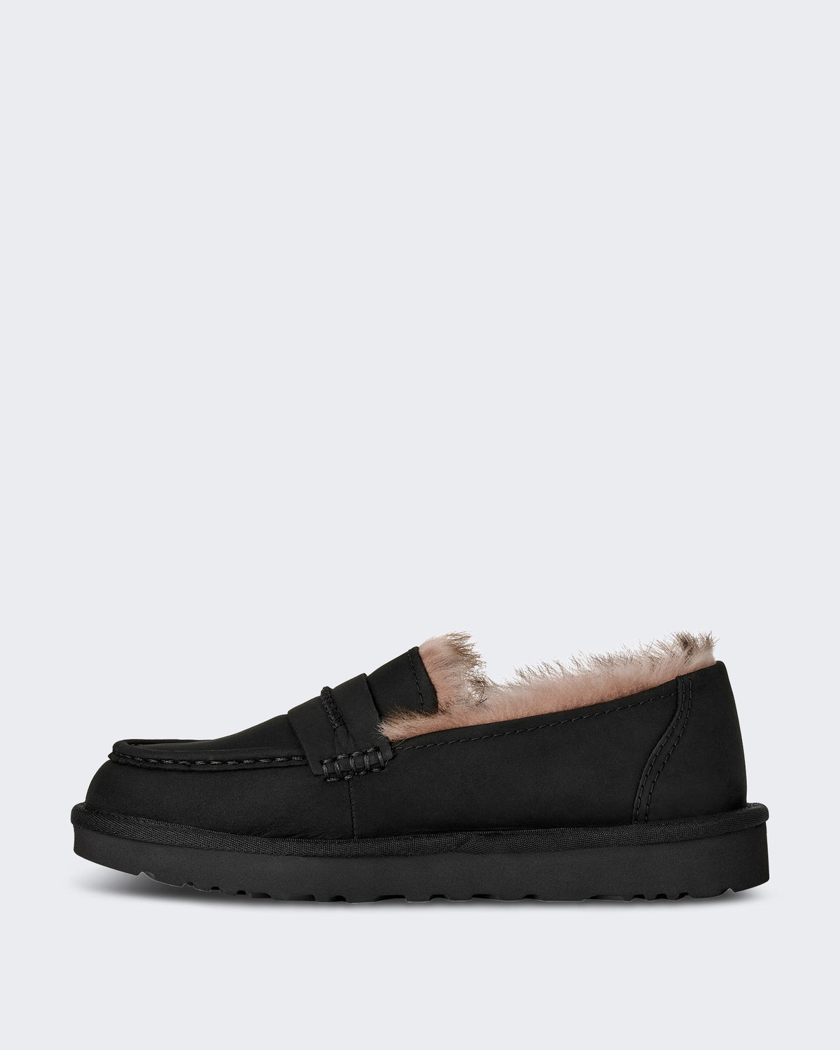 Women's Loafer van nubuck leer Black
