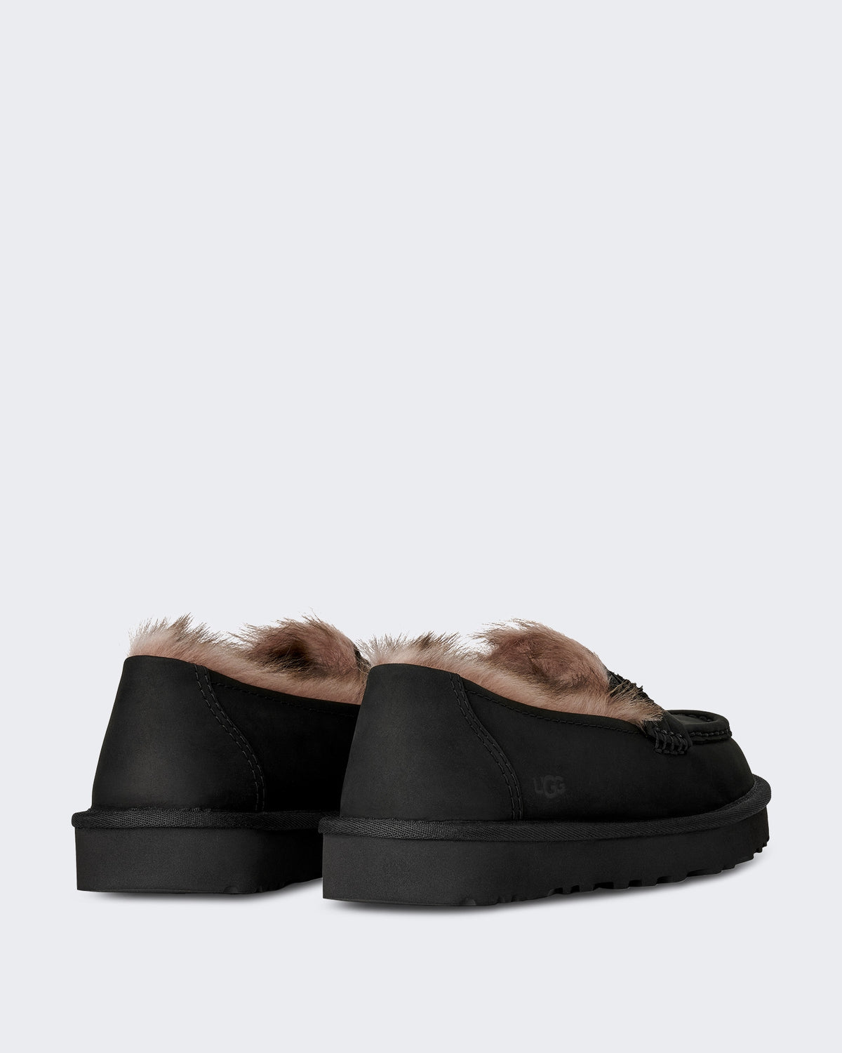 Women's Loafer van nubuck leer Black