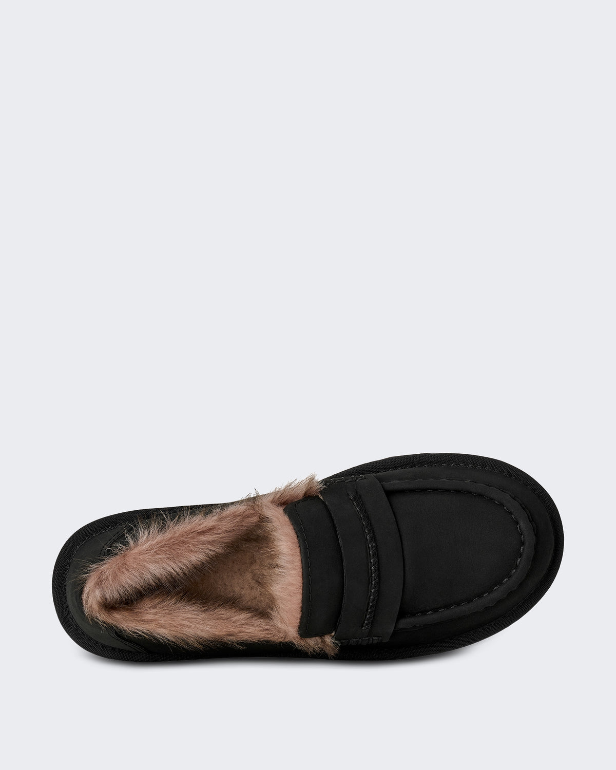 Women's Loafer van nubuck leer Black