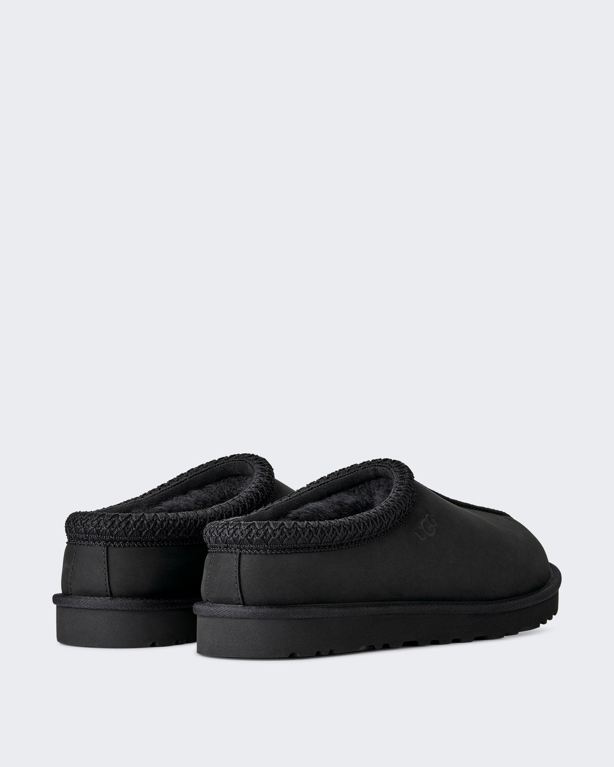 Men's Slide van nubuck leer Black