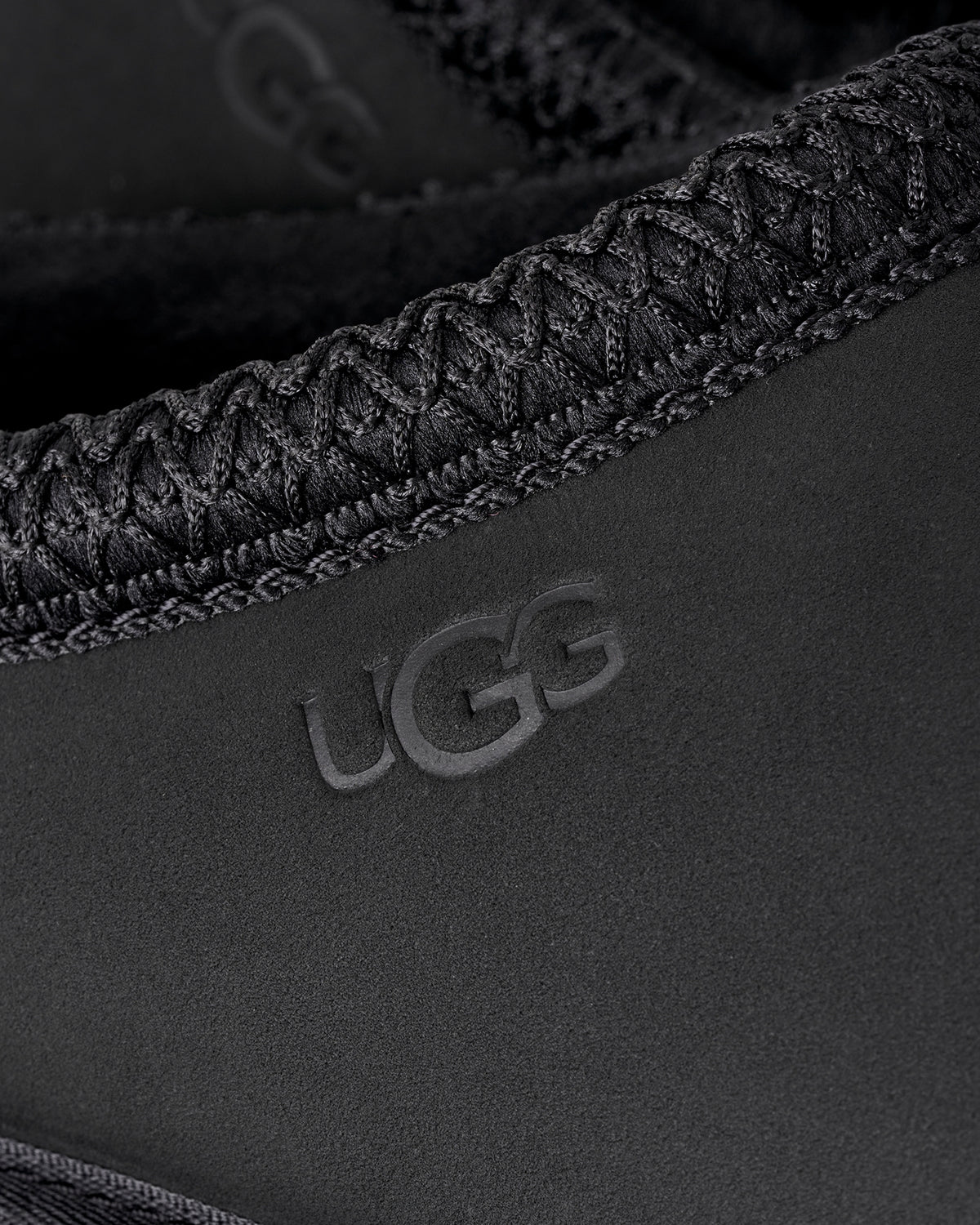 Men's Slide van nubuck leer Black