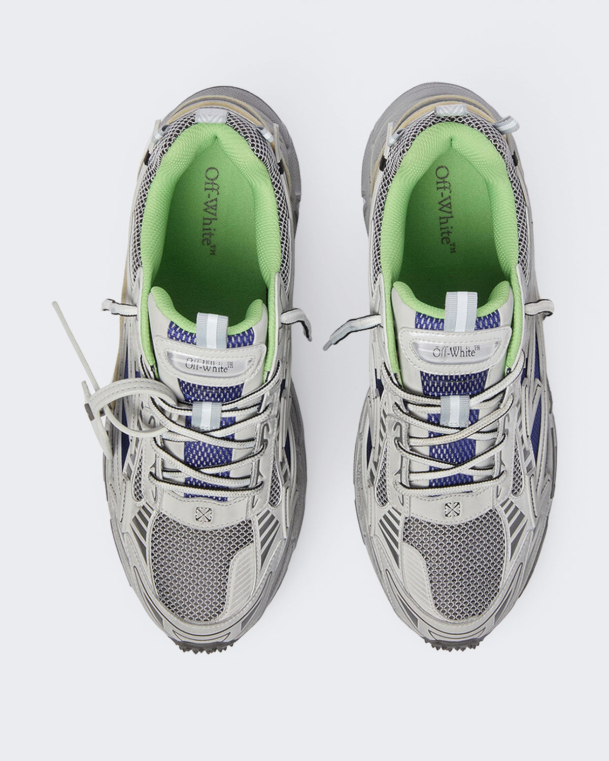 Men's Be Right Back Worn Out sneaker donkerblauw met donkergrijs