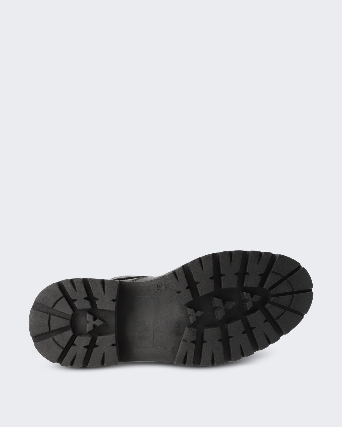 Women's Gegraineerd leren schoen met teddy detail Brown