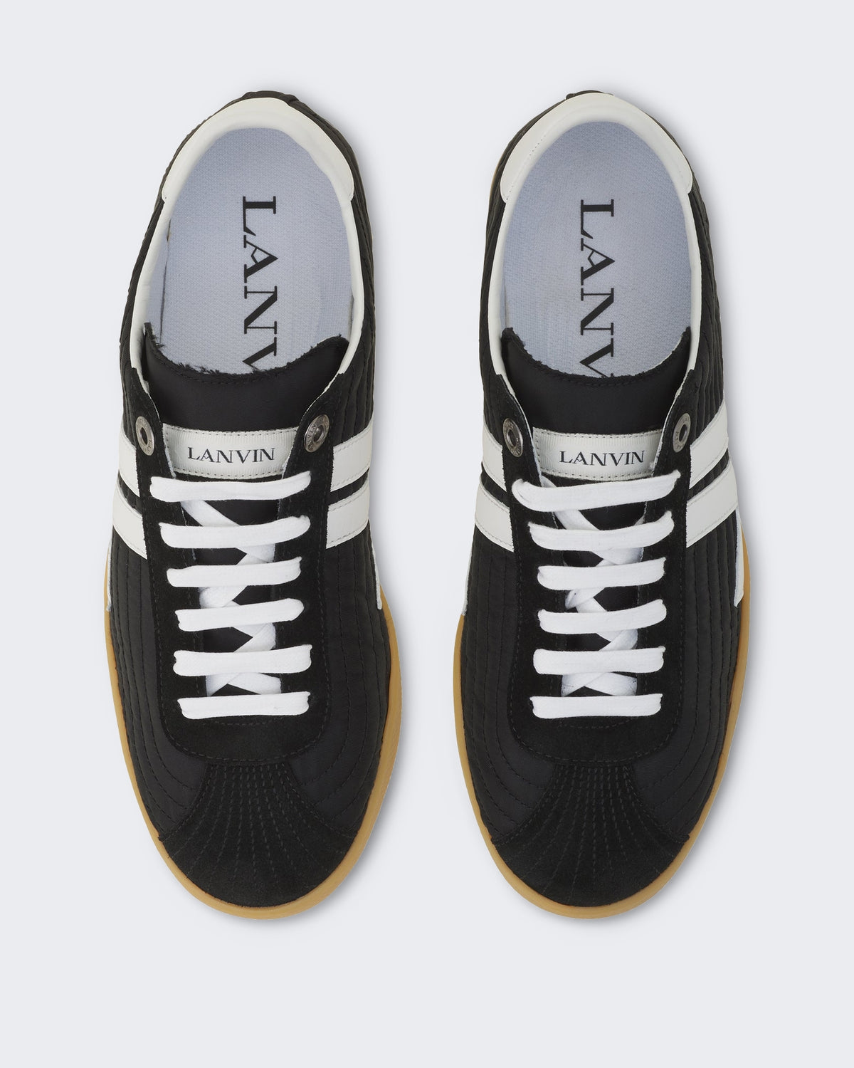 Men's Sneaker van nylon in Black-wit