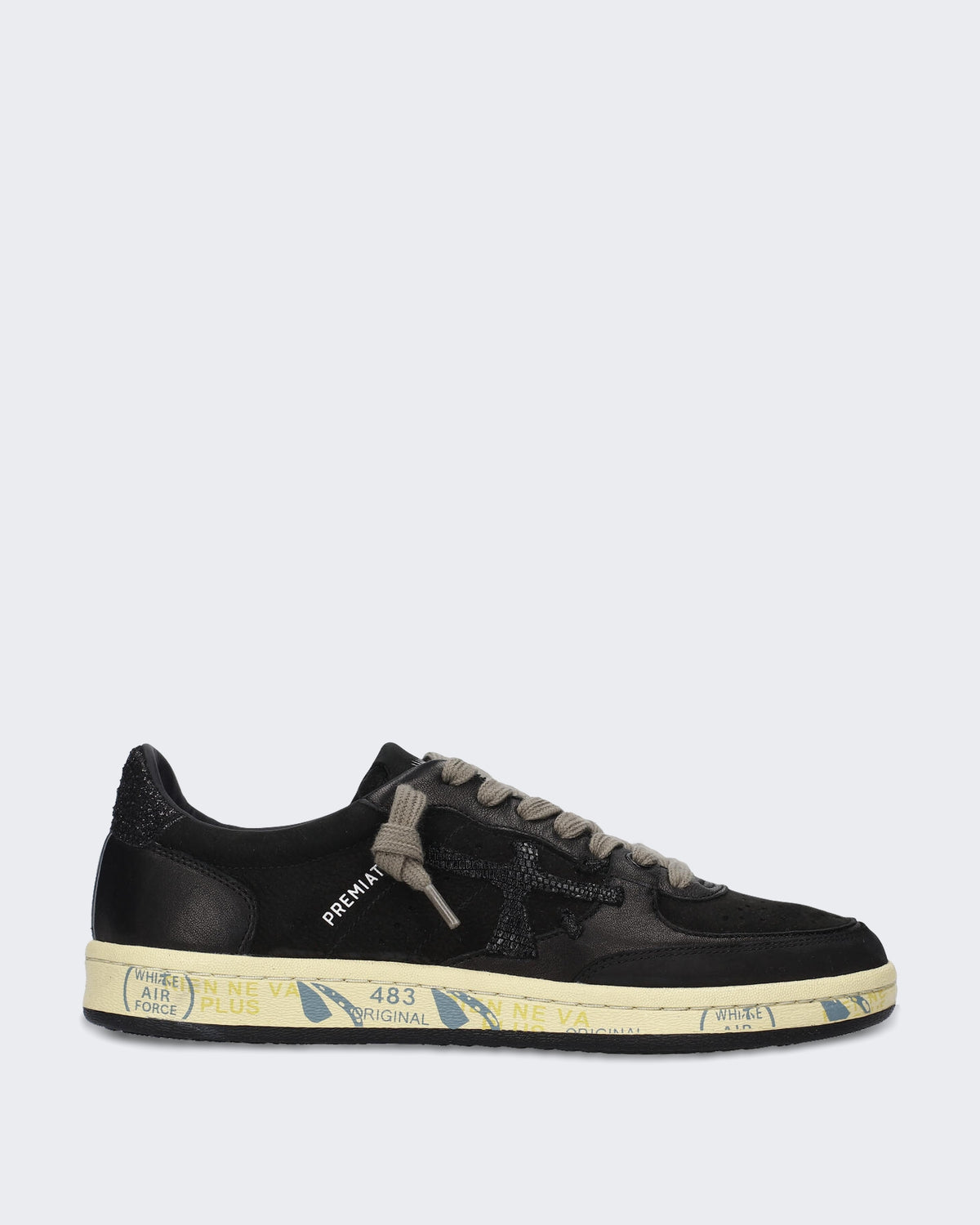 Women's Basketbal-geïnspireerde sneaker in Black