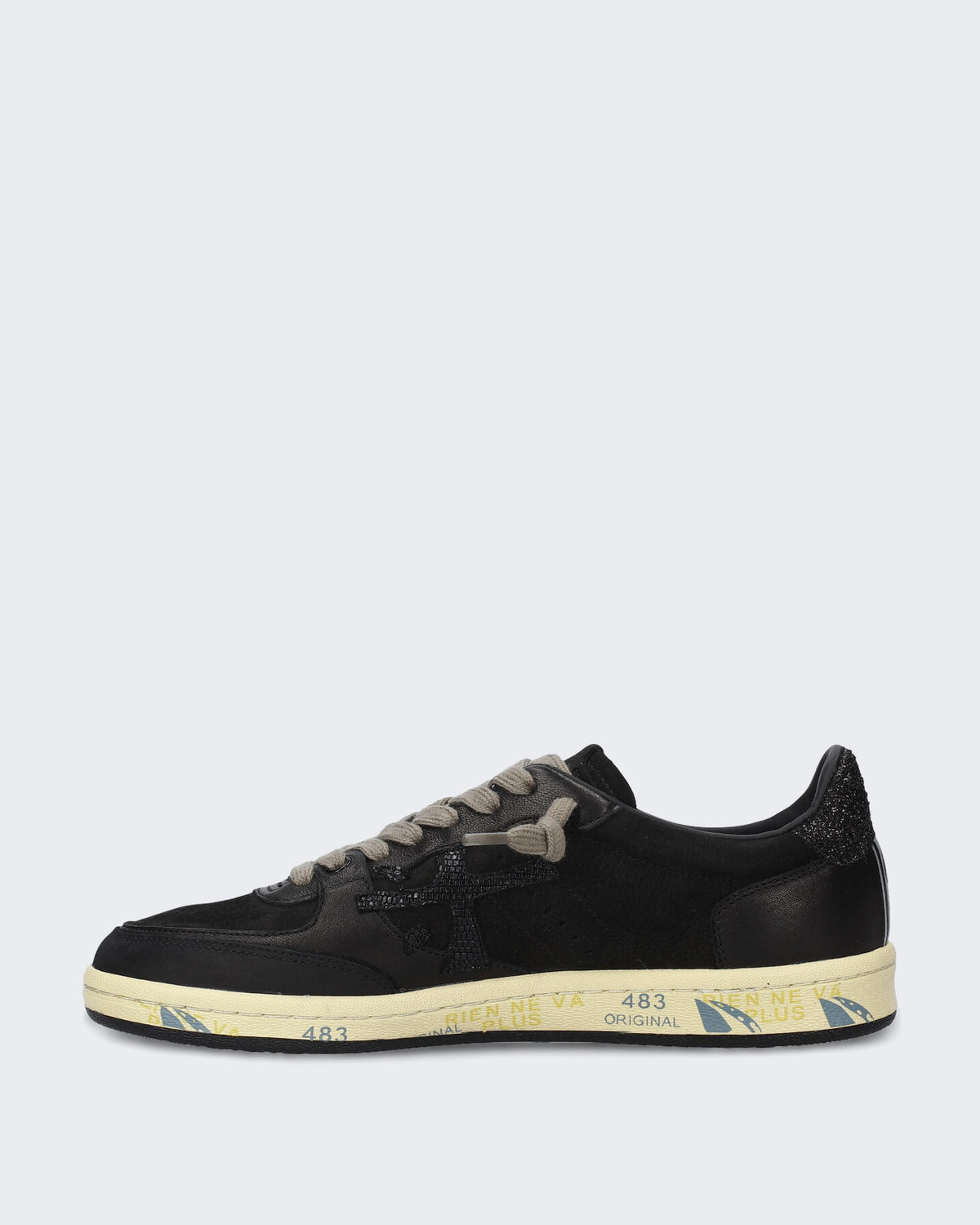 Women's Basketbal-geïnspireerde sneaker in Black