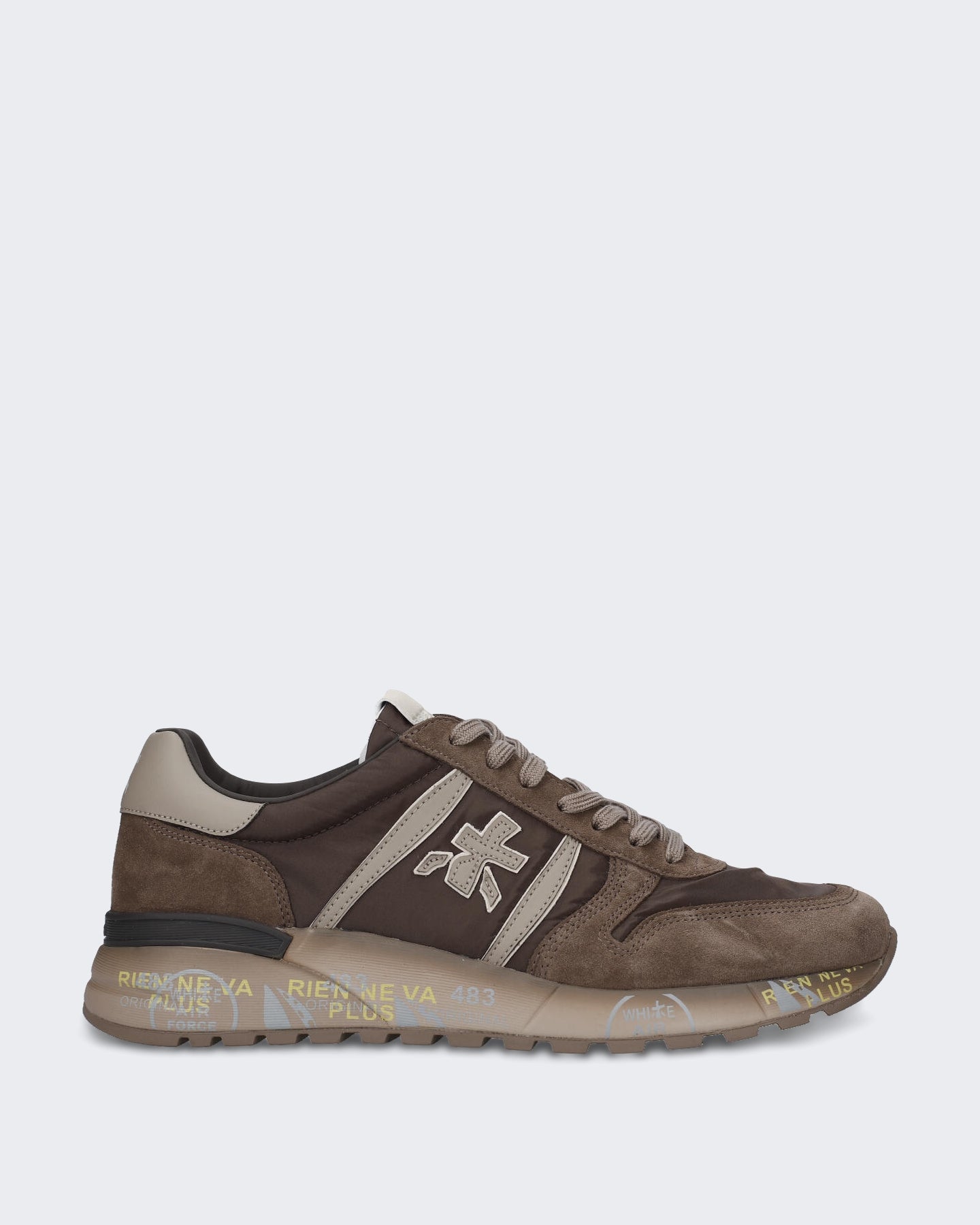Heren Lander sneaker in Bruin