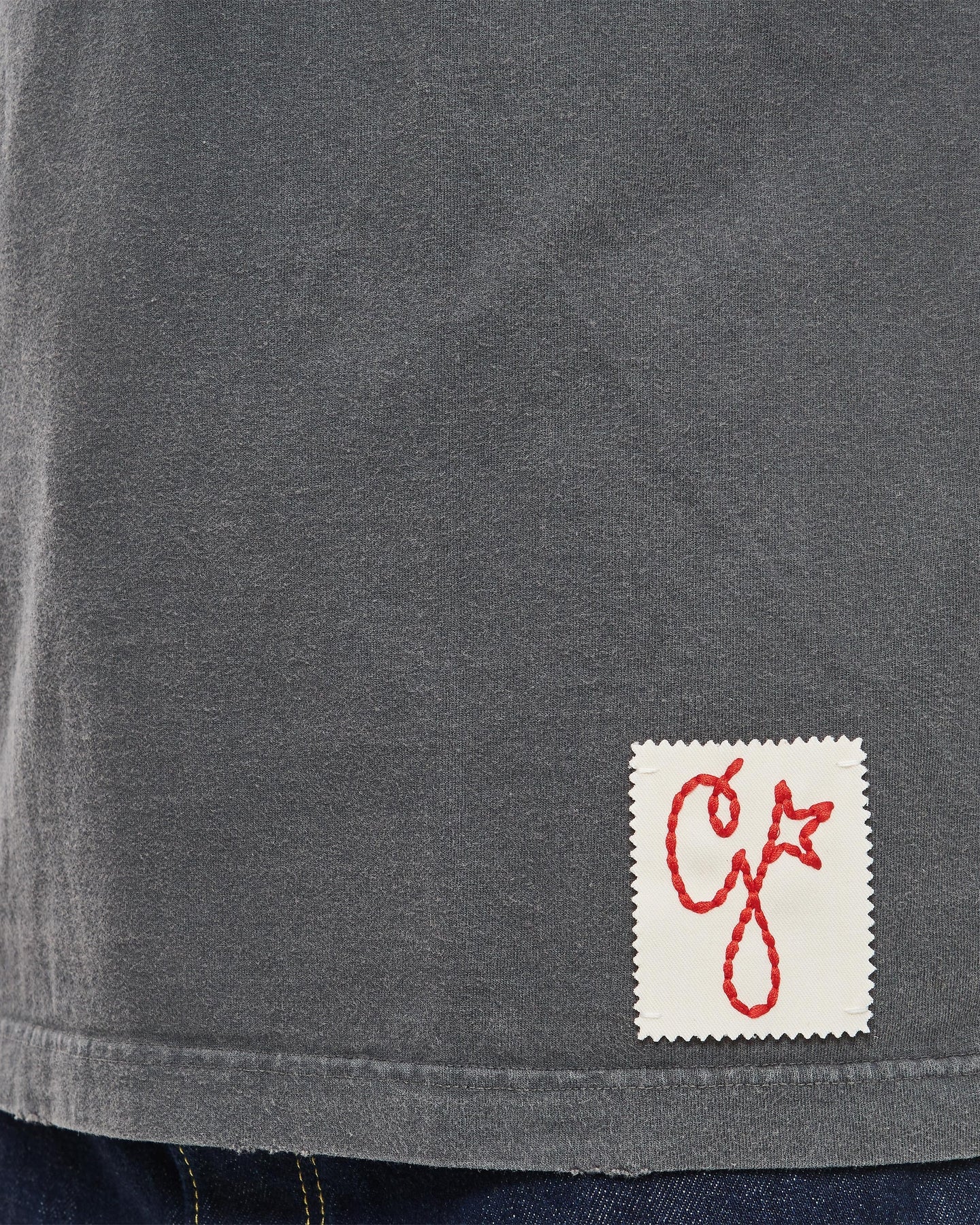 Heren Regular T-Shirt Antraciet