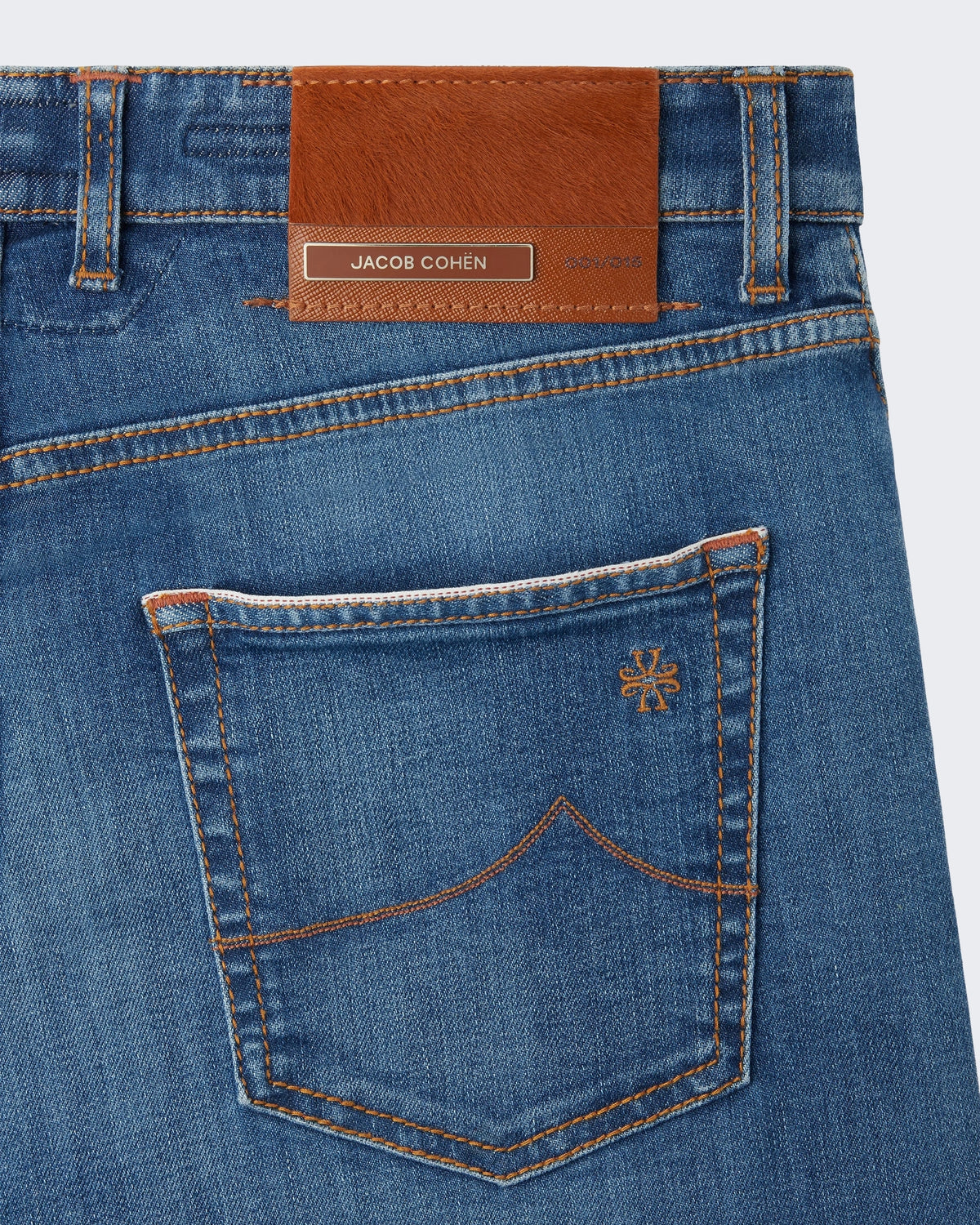 Men's Trousers - Pant 5 Pkt Slim Fit Nick Ltd Medium Blue Blue
