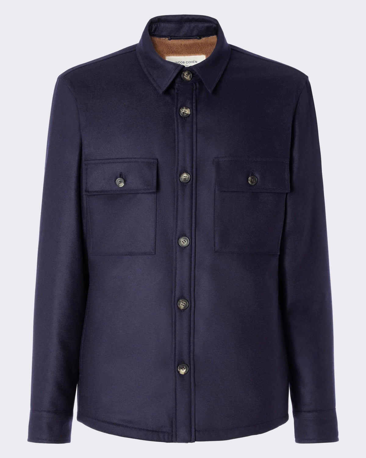 Men's Lichte Jacket met gemêleerde imitatiebont voering Blue