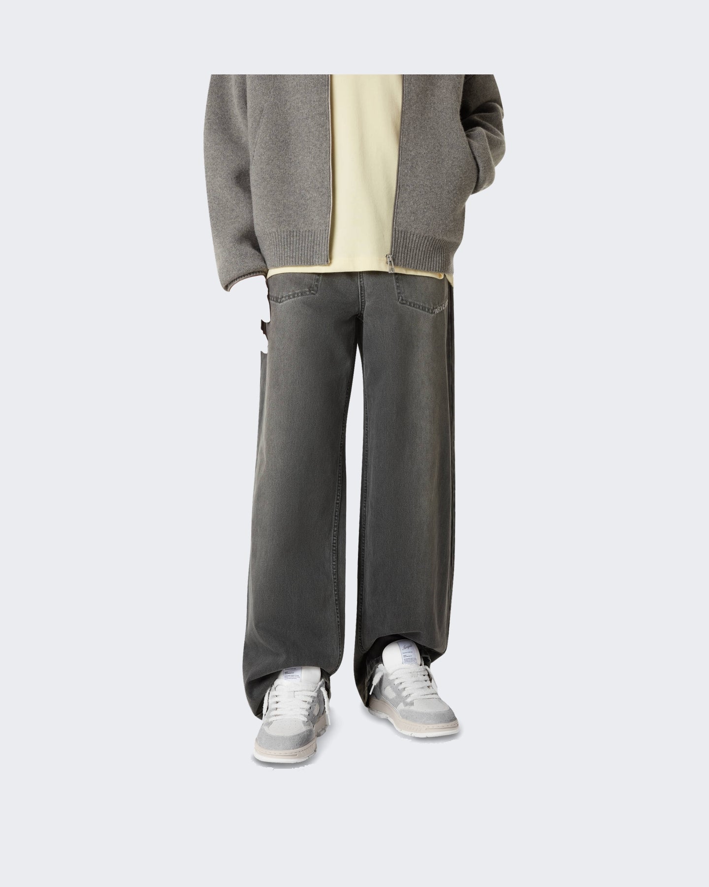 Heren Area Lo Fluffy Grijs/Wit