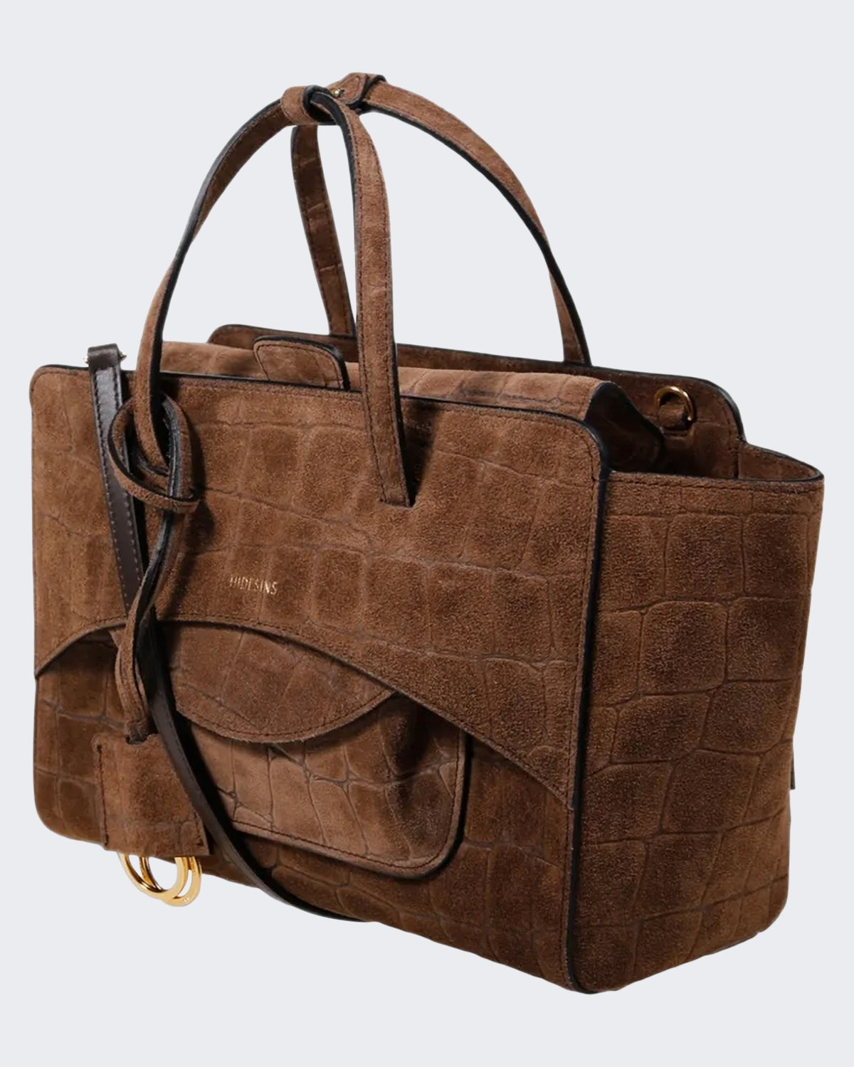 Women's Flap M Suede Cocco Chocolat