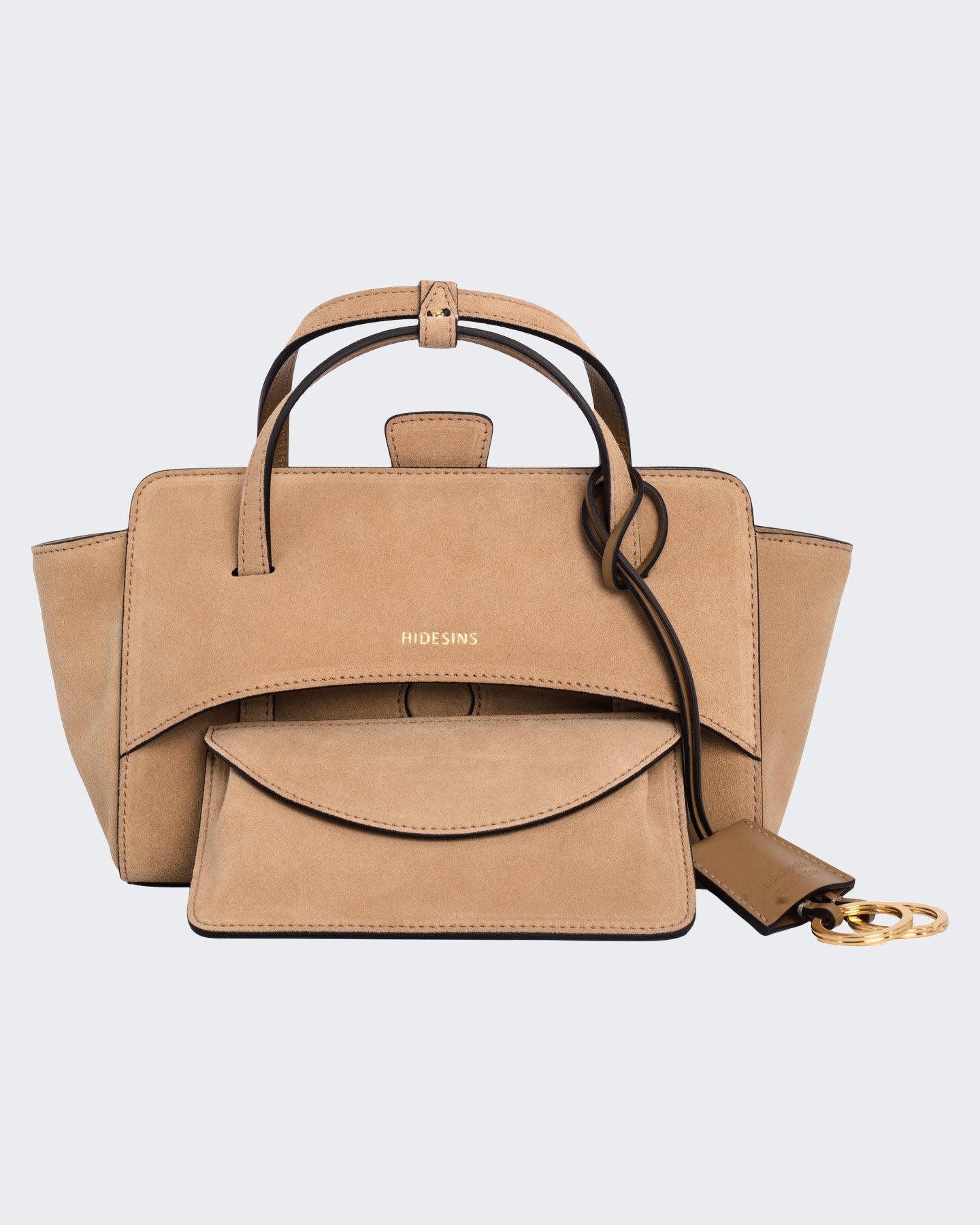 Dames Flap S Suede Cocco Camel