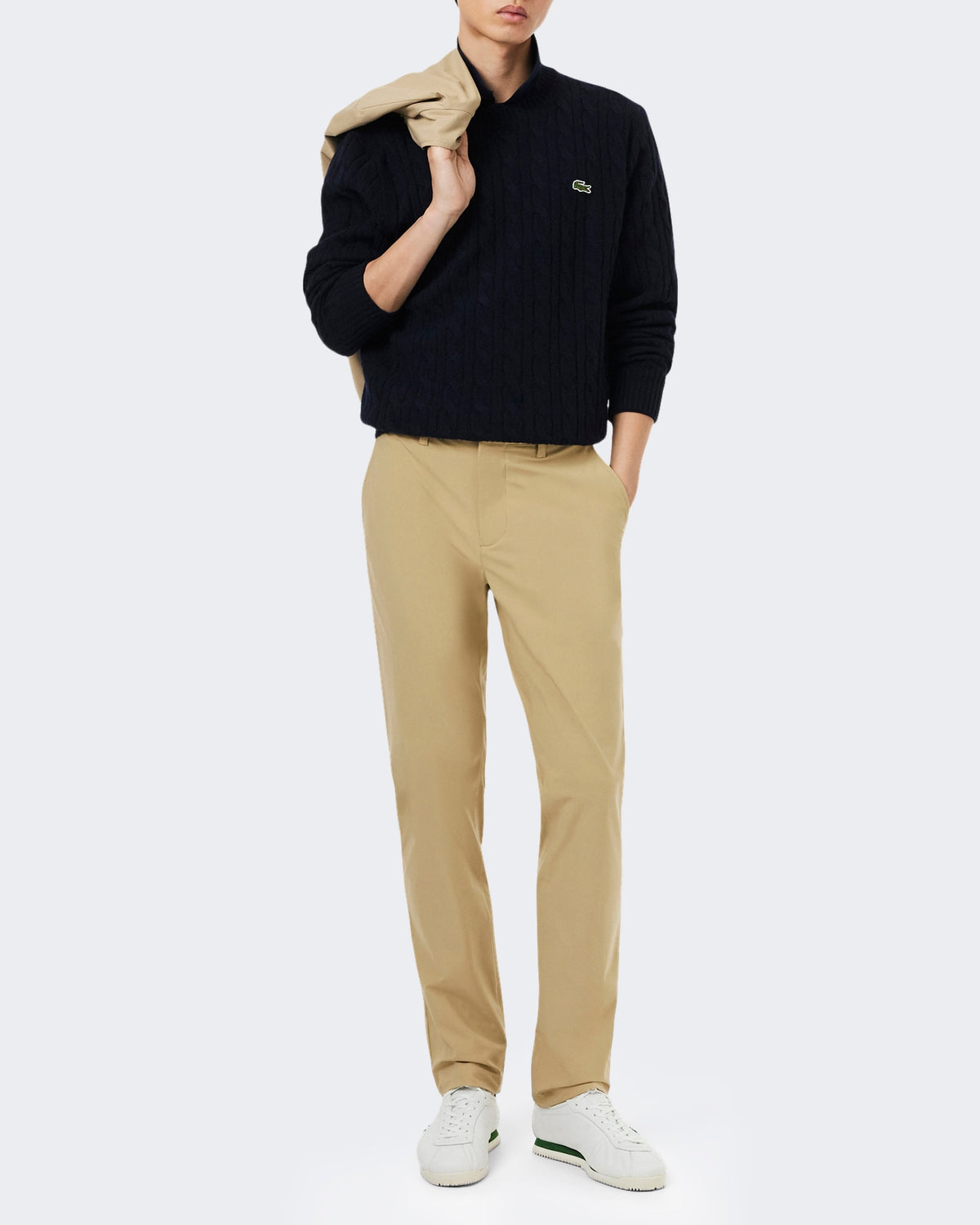 Lacoste Heren Trui Navy Blue - foto 3