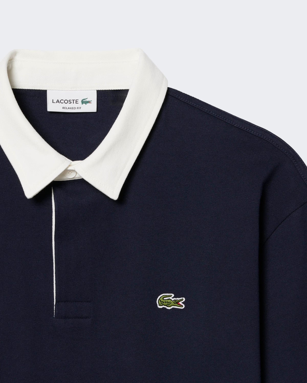 Lacoste Heren Rugbyshirt Dark Navy Blue - foto 3