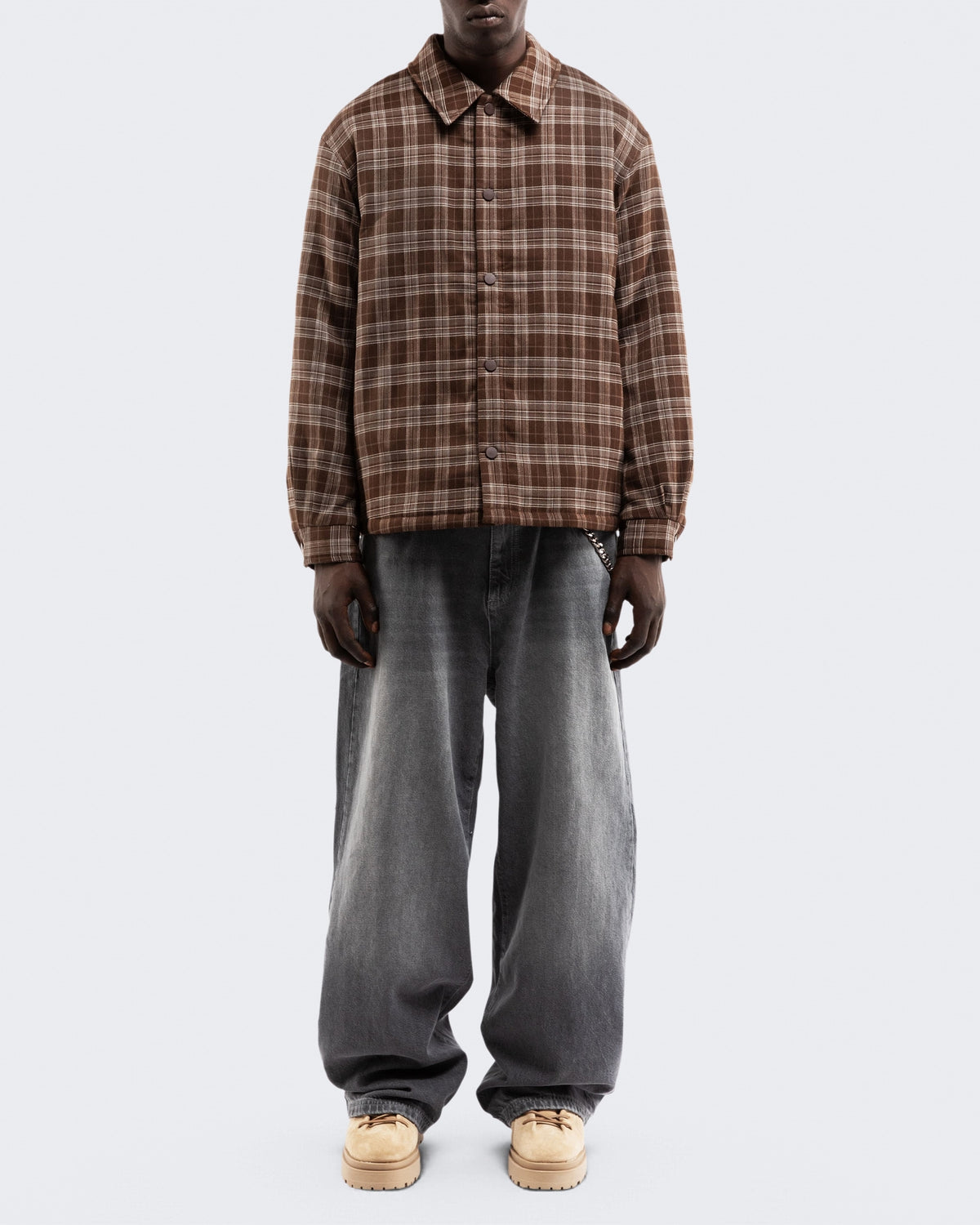 Men's Reternity Padded Flannel Brown