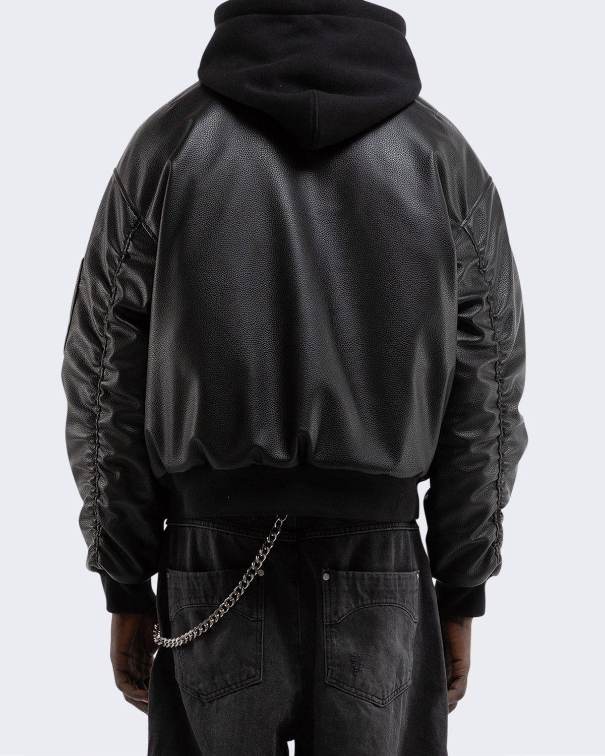 Men's Métropolitain Bomber Black Leather