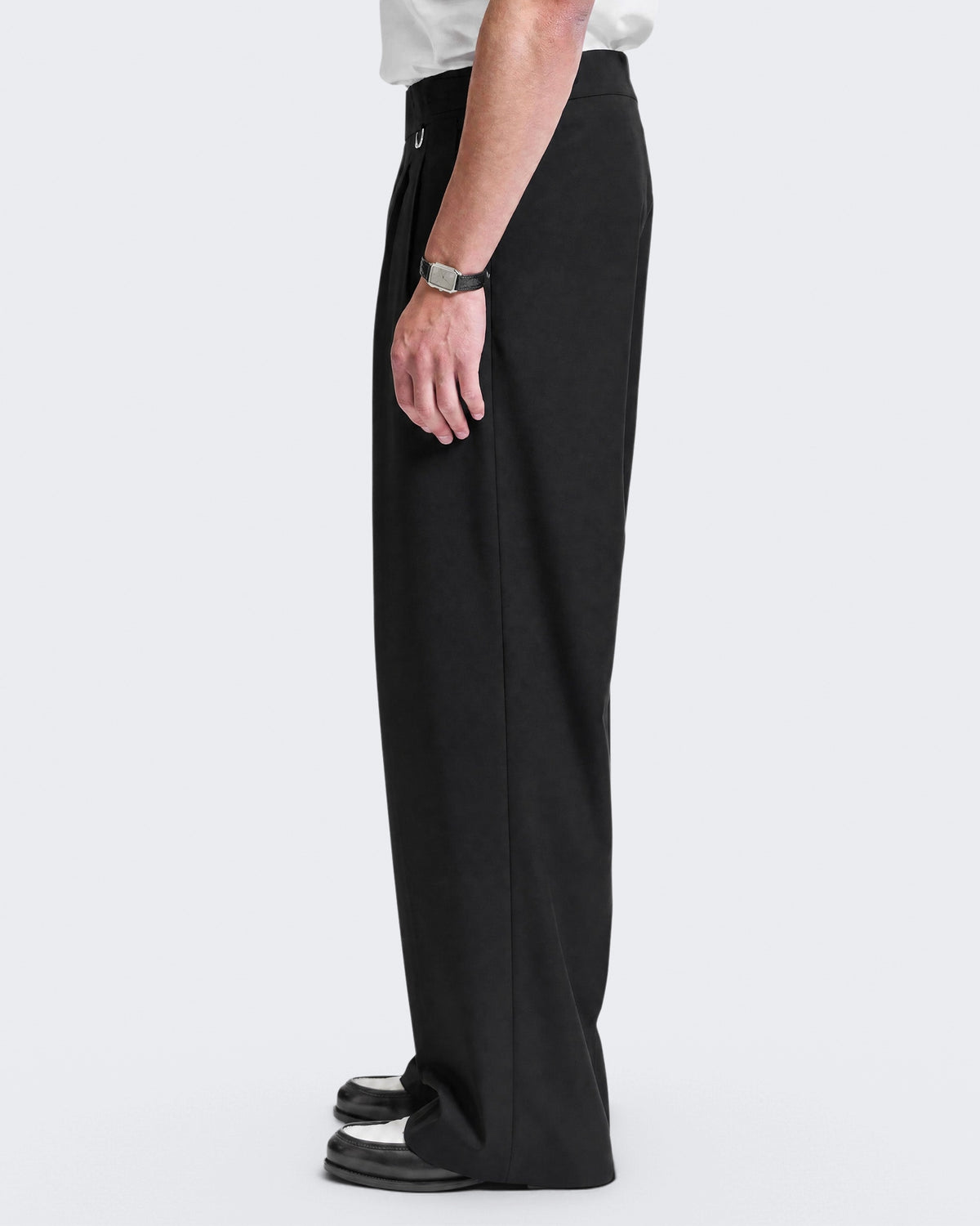 Men's Tailored Baggy Pants Black