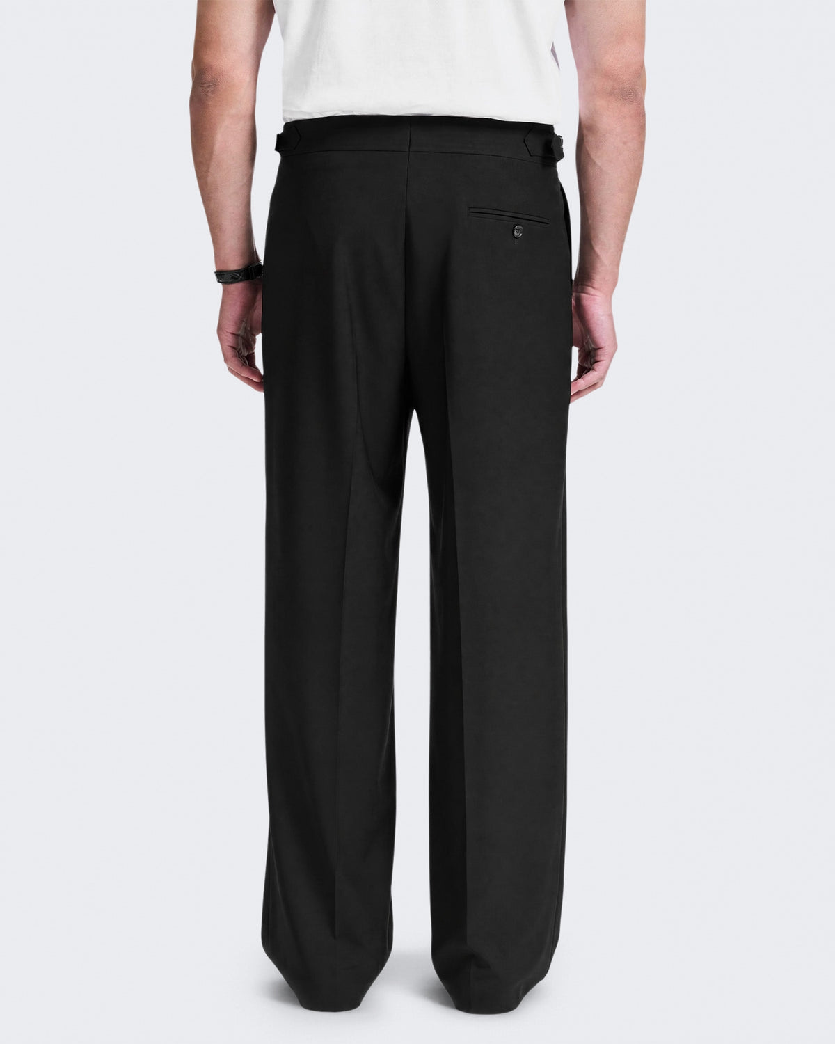 Men's Tailored Baggy Pants Black
