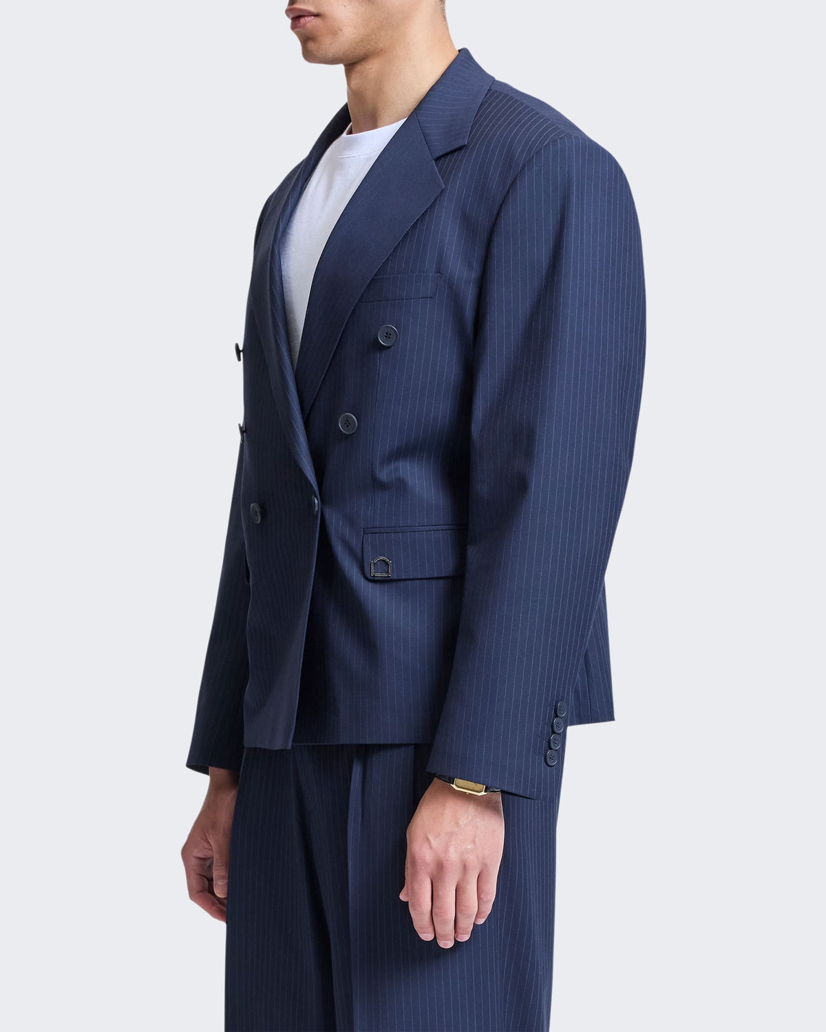 Men's Signe Blazer Pinstripe Blue