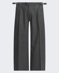 Men's Tailored Baggy Pants Pinstripe Grey — huidige kleur