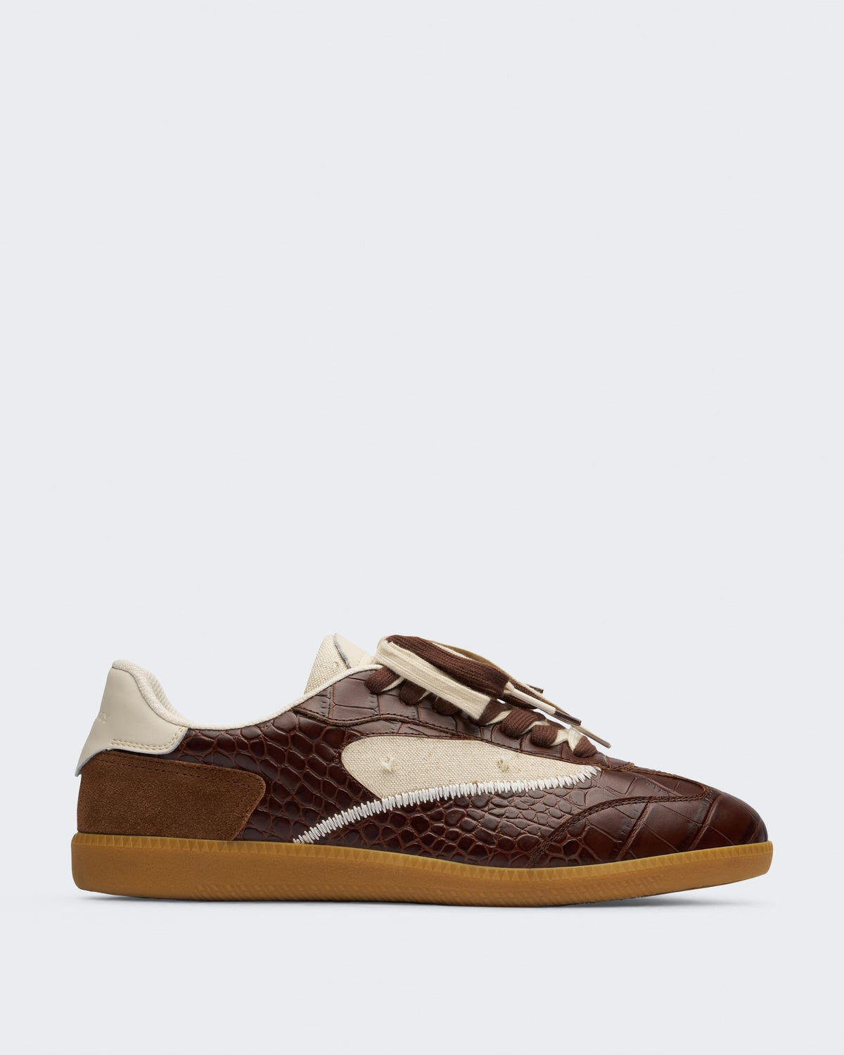 Men's L’Équipe Sneaker Croco Brown