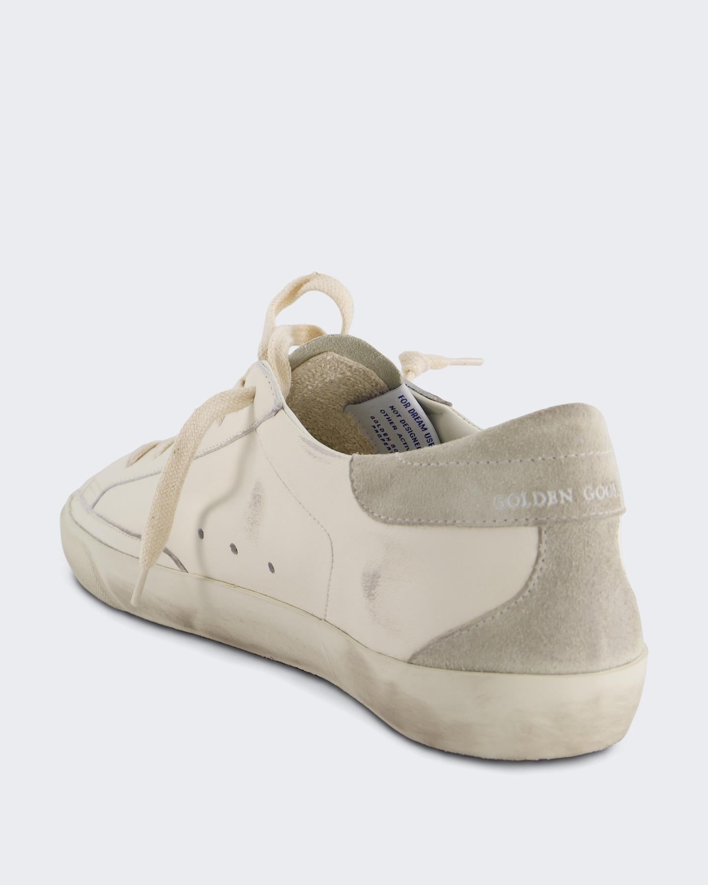 Golden Goose Heren Super-Star Sneaker Wit/Grijs